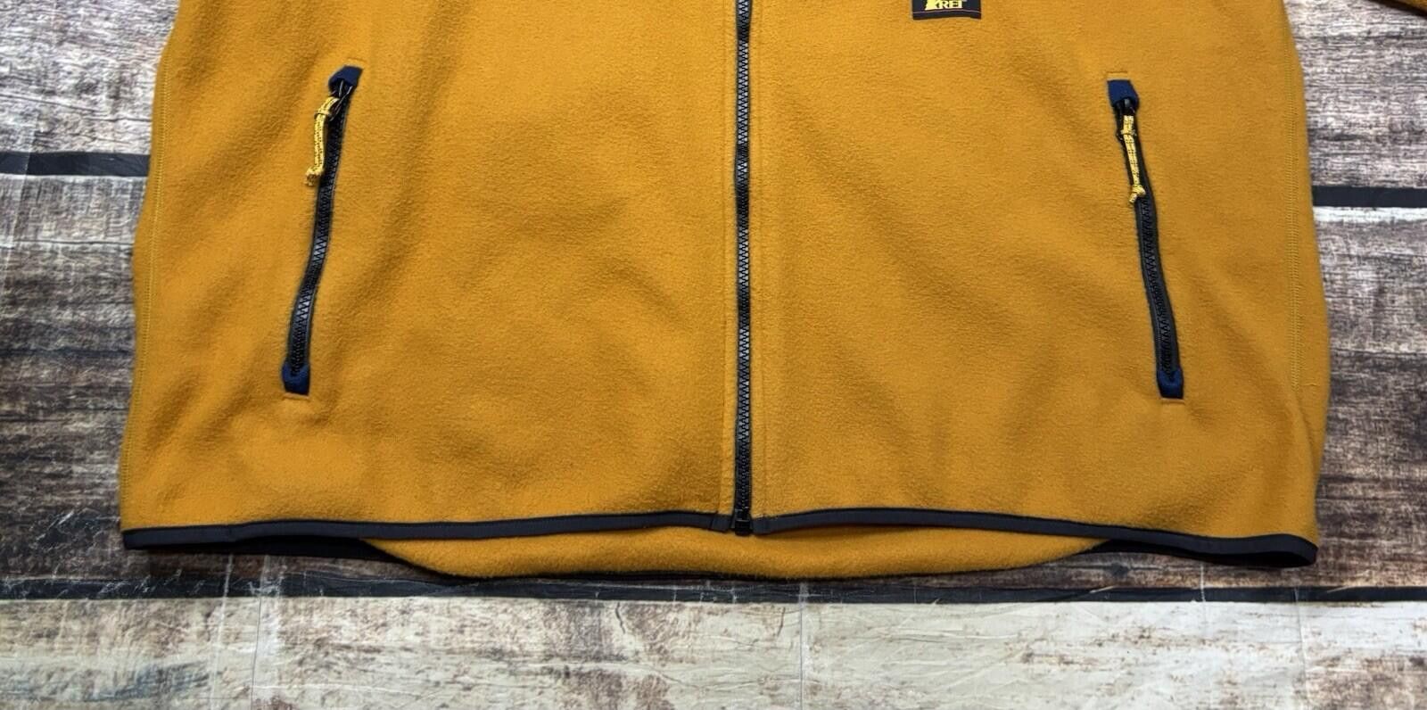 Other Rei Co-op Jacket Mens XL Polartec Fleece Full Zip Mustard Size US XL / EU 56 / 4 - 6 Thumbnail