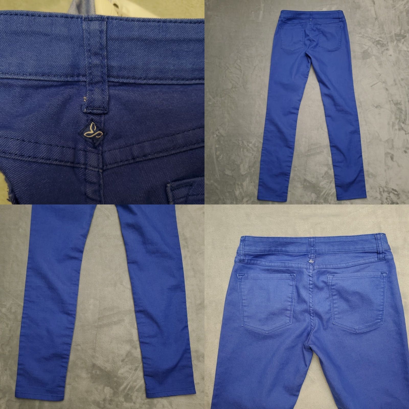 Prana VINTAGE Prana Pants Womens 2/26 Blue Stretch Twill Classic 5 Pocket Chino Outdoors Gorp Size 26" / US 2 / IT 38 - 8 Thumbnail