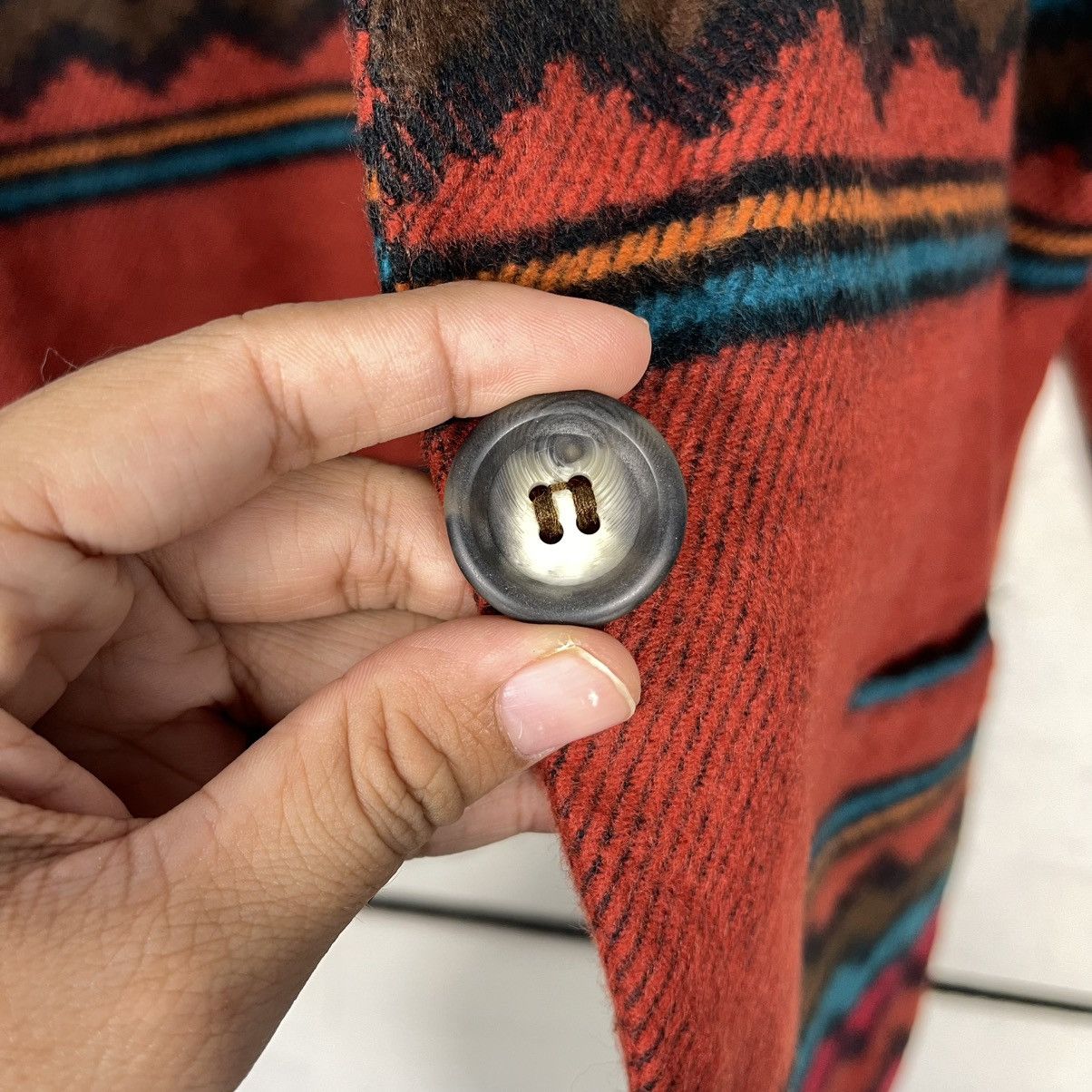 Melrose Vintage 90s Index By Melrose Navajo Native Button Jacket Size US M / EU 48-50 / 2 - 14 Thumbnail
