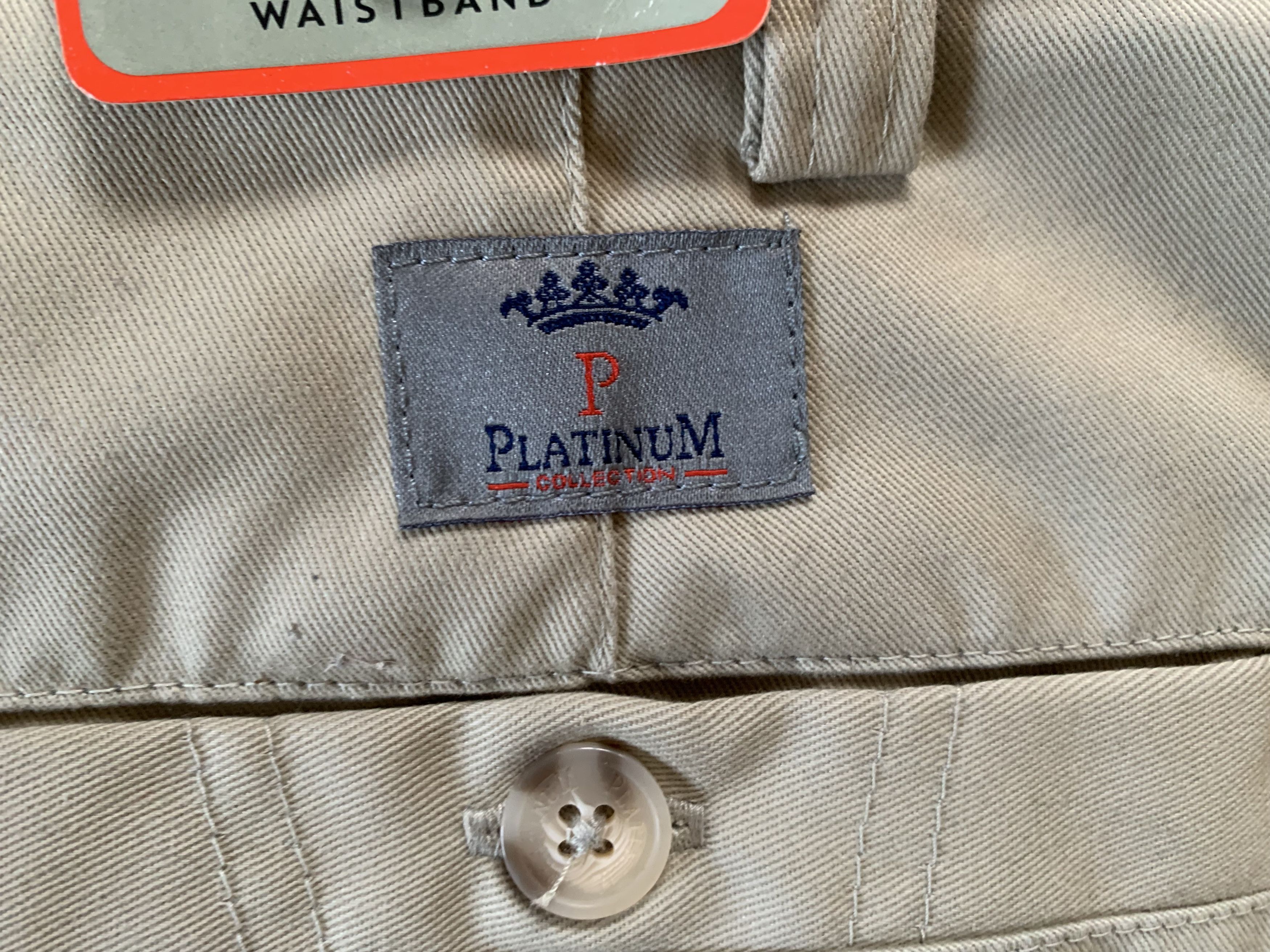 Designer Bulldog Platinum Beige Chino Pants Size US 36 / EU 52 - 6 Thumbnail