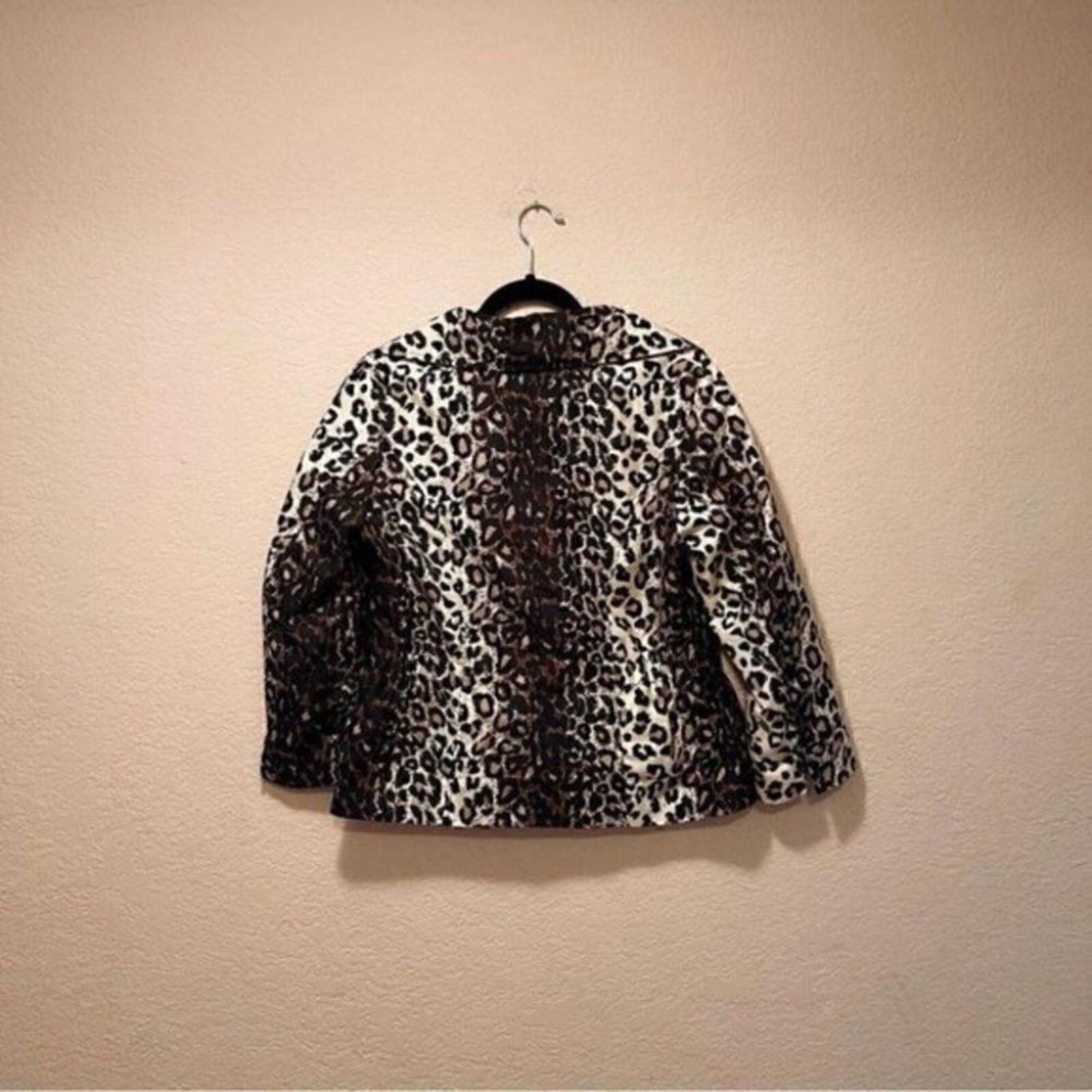 Unknown London Leopard Print Jacket with Collar Size M / US 6-8 / IT 42-44 - 5 Thumbnail