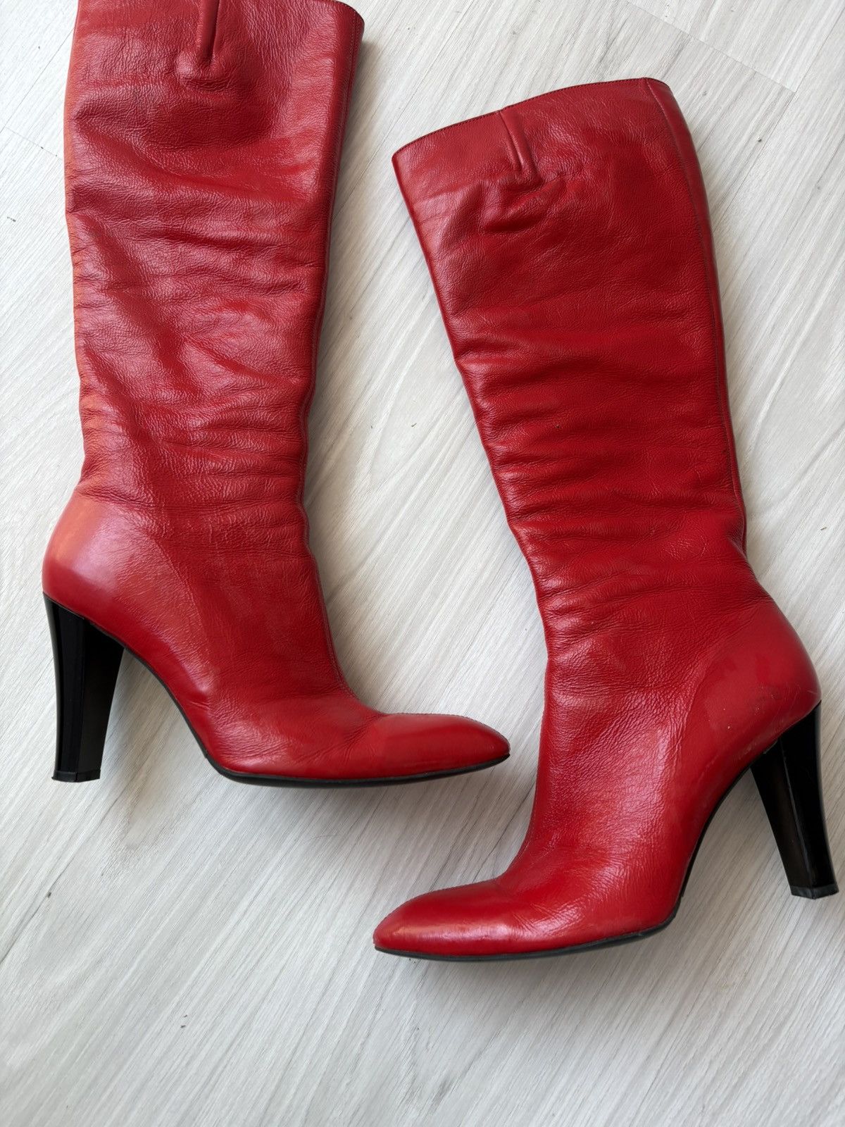 Vintage y2k leather boots Size US 7.5 / IT 37.5 - 5 Thumbnail