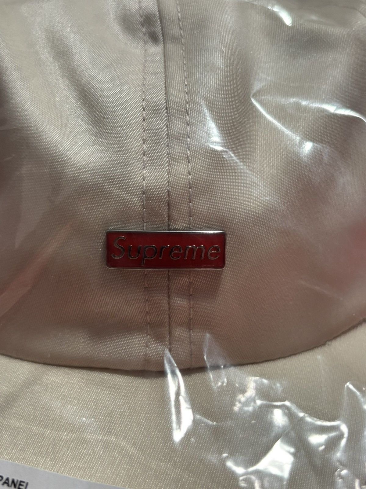 Supreme SUPREME red Enamel Box Logo 6 panel cap hat FW23 stone new Size ONE SIZE - 2 Thumbnail