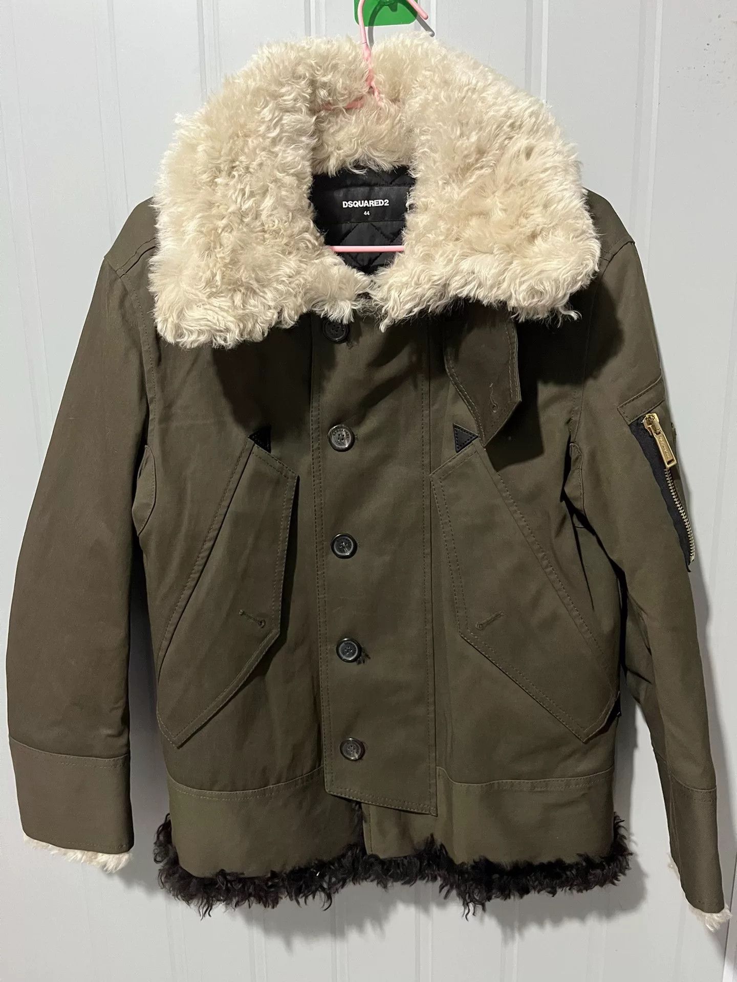 DEN IM by SIKI IM Men's Cotton Coat Shearling Lining Size US M / EU 48-50 / 2 - 1 Thumbnail