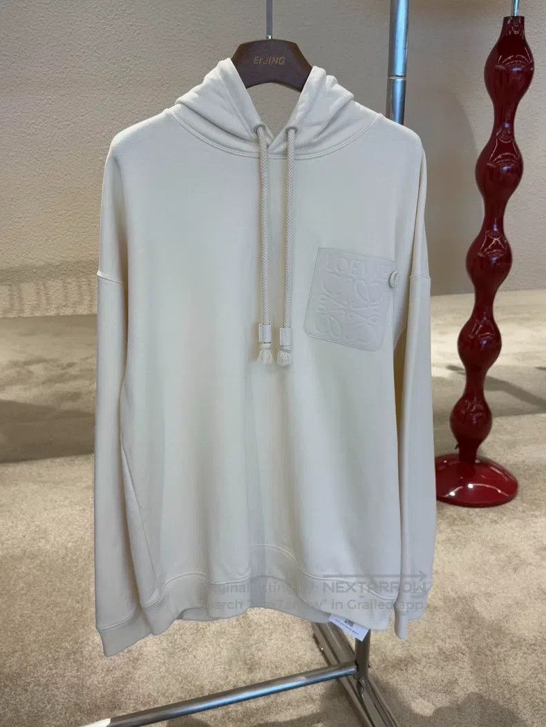 Loewe Beige Fur Sweatshirt