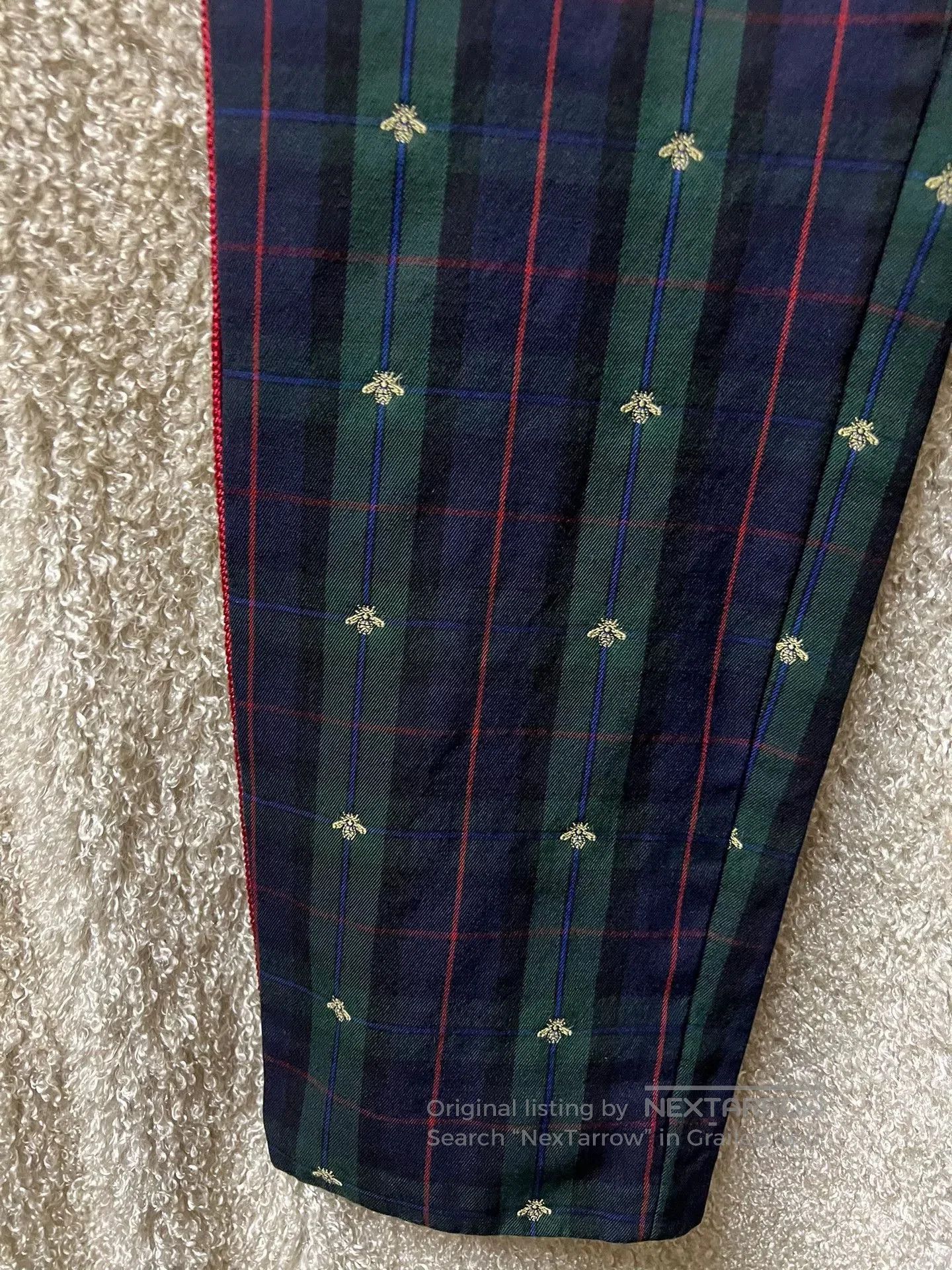 Gucci Gucci Men's Bee Wool Casual Cropped Pants. Size US 30 / EU 46 - 2 Thumbnail