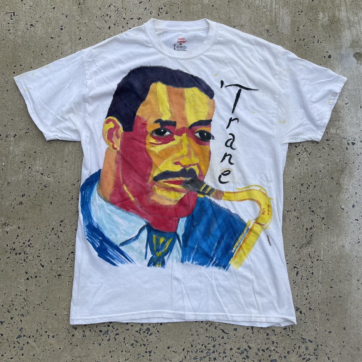 Vintage Vtg Thrashed Y2K JOHN COLTRANE A LOVE SUPREME Custom Shirt Size US L / EU 52-54 / 3 - 1 Thumbnail