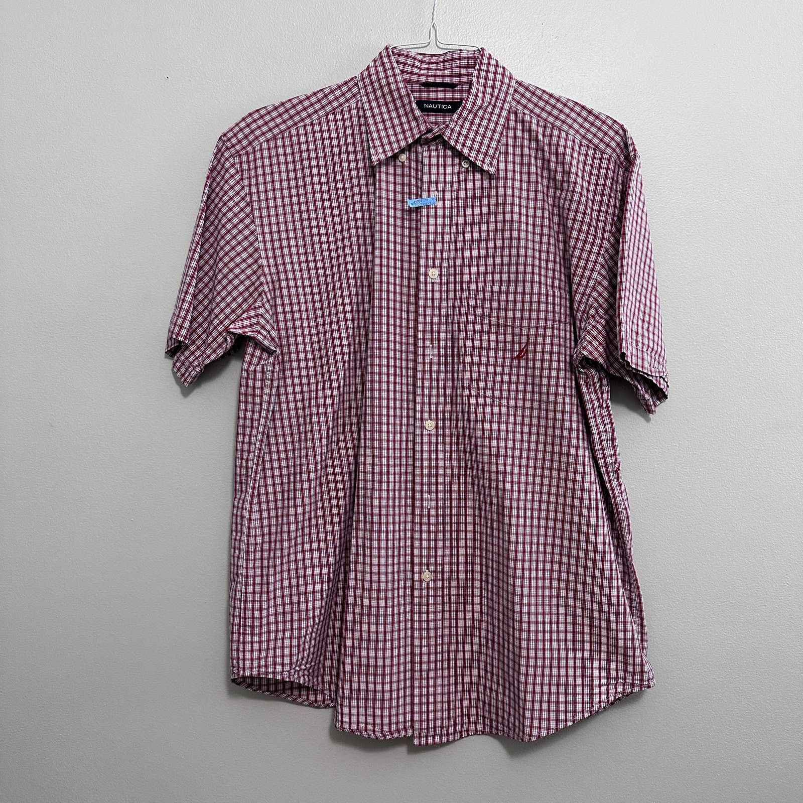 Nautica Nautica red plaid short sleeve button down Size US L / EU 52-54 / 3 - 2 Thumbnail
