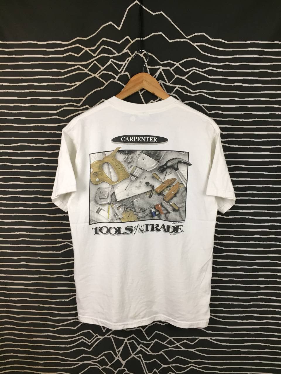 Vintage Vtg 90s 00s Tools of the Trade Carpenter Edition Tee Size US M / EU 48-50 / 2 - 2 Thumbnail