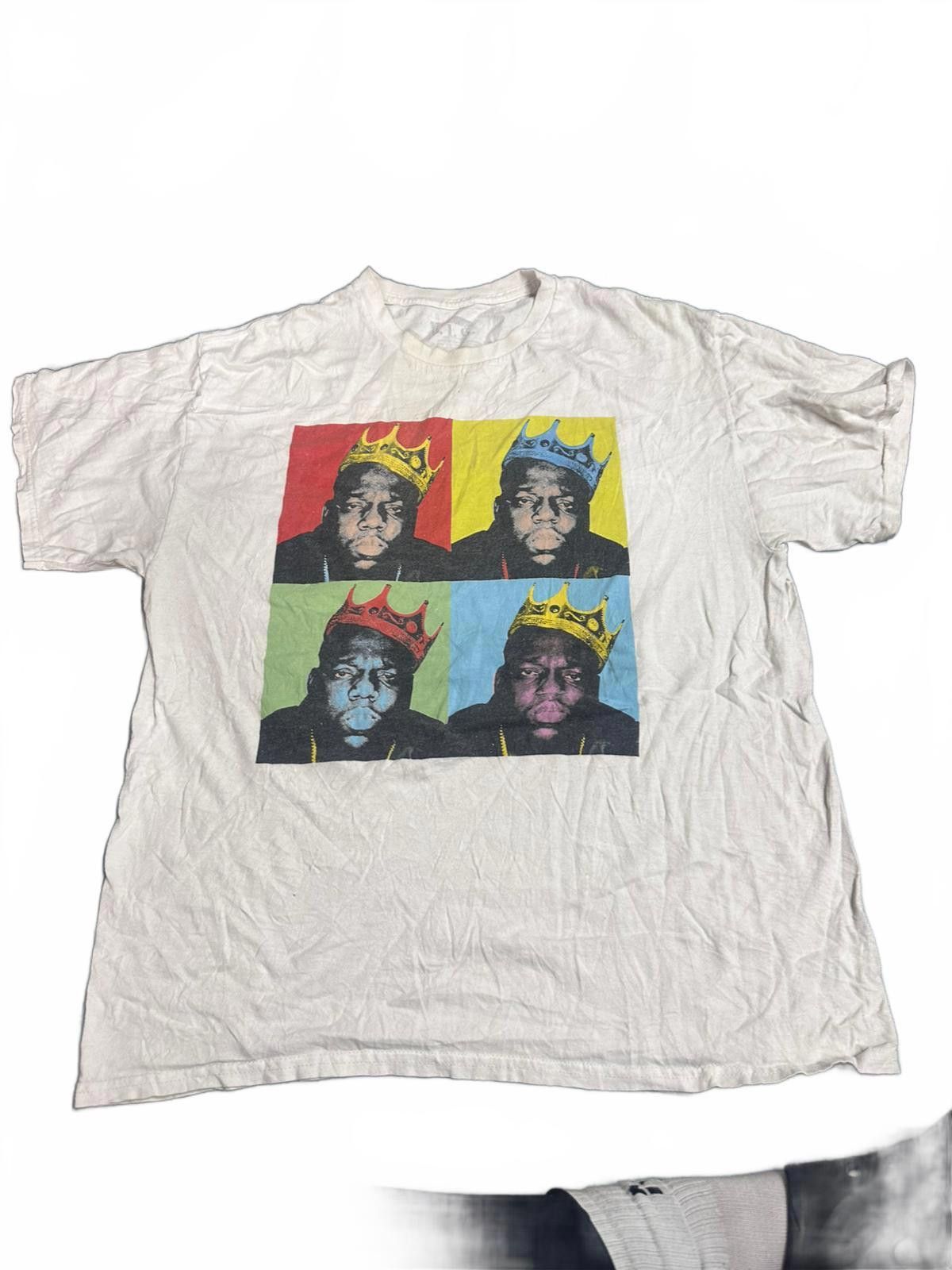 Rap Tees Classic Biggie Smalls Graphic T-Shirt - Vintage Style Size US L / EU 52-54 / 3 - 2 Thumbnail