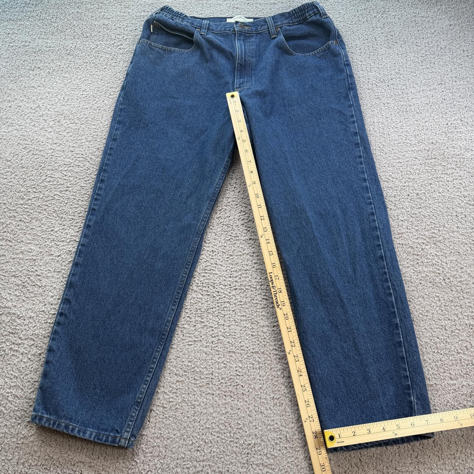 L.L. Bean LL Bean Double L Comfort Waist Jeans Mens 36x29 Blue Denim Size US 36 / EU 52 - 4 Thumbnail