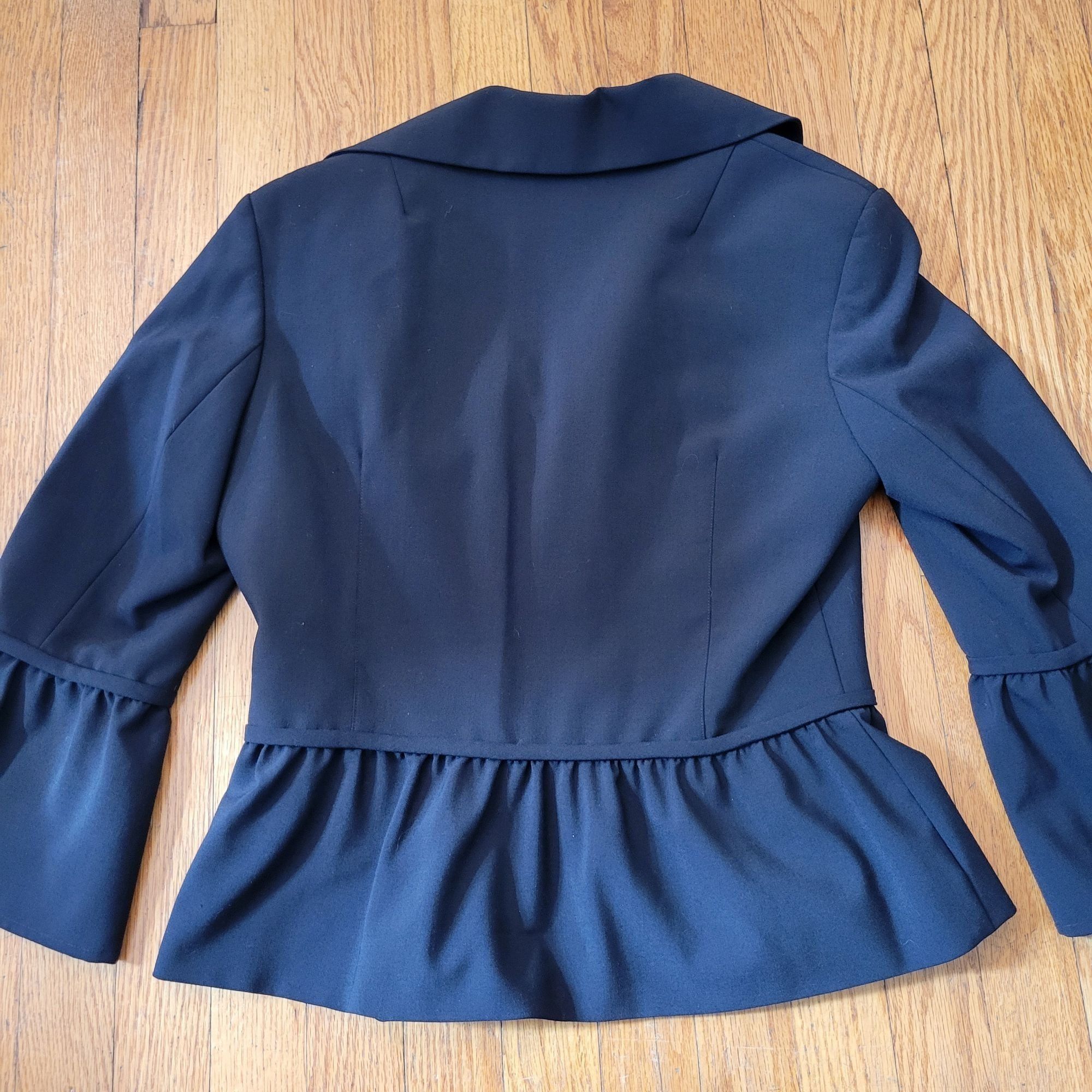 Other Yoana Baraschi 8 Black Blazer Peplum Jacket Victorian Whimsy Size M / US 6-8 / IT 42-44 - 9 Thumbnail