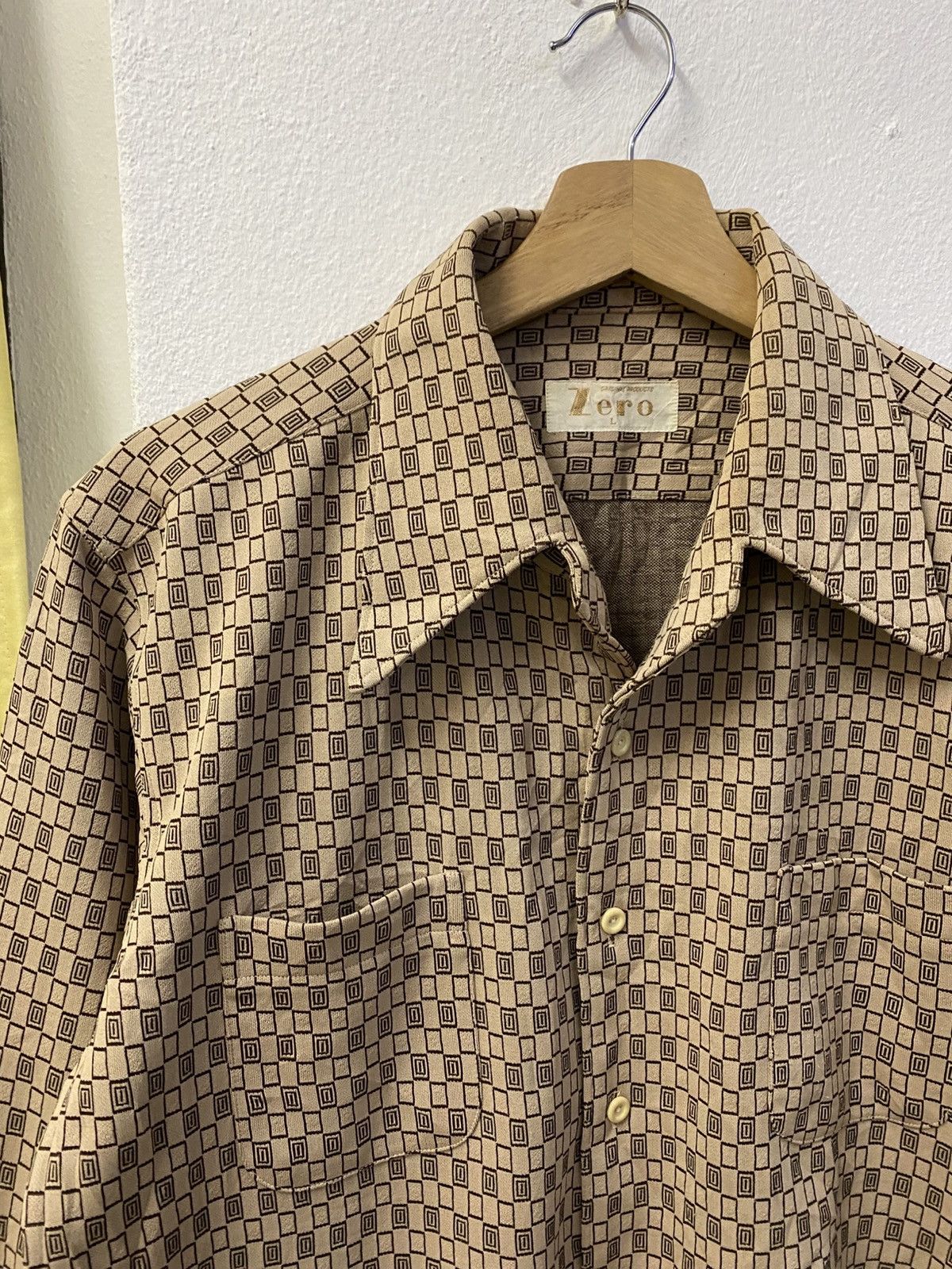 Designer × Japanese Brand × Vintage Rare Vintage Zero Shirt Monogram Size US L / EU 52-54 / 3 - 2 Thumbnail