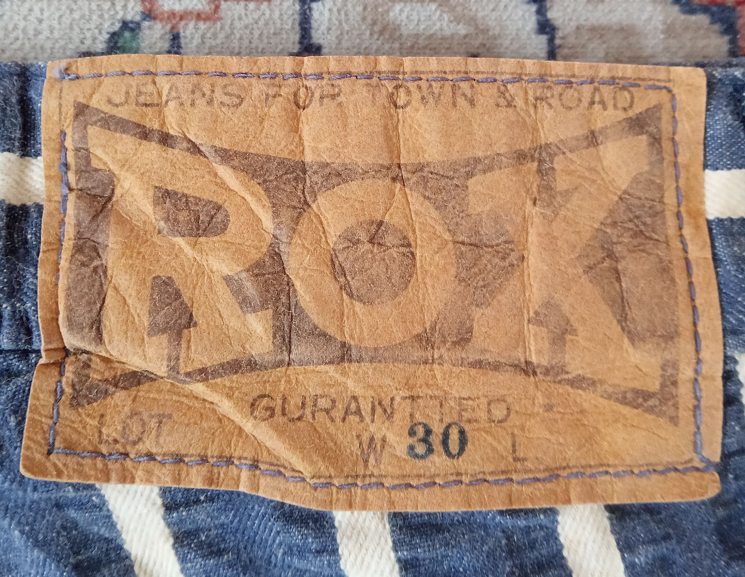 Japanese Brand × Vintage Vintage Rox - Rare Stripes Flare/ Bell Bottom Pants Size US 30 / EU 46 - 3 Thumbnail