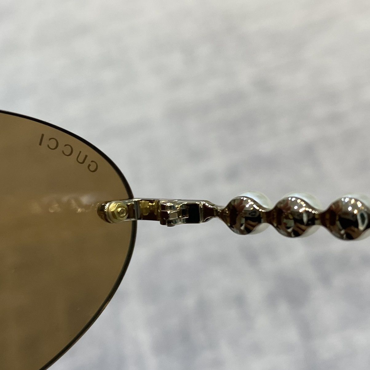 Gucci GUCCI GG1922S 003 GOLD BROWN Size ONE SIZE - 5 Thumbnail