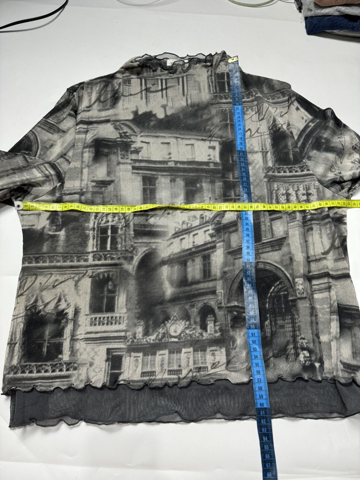 If Six Was Nine × Japanese Brand × Le Grande Bleu (L.G.B.) Tant Damour Mesh Top Double Layers Size US M / EU 48-50 / 2 - 9 Thumbnail
