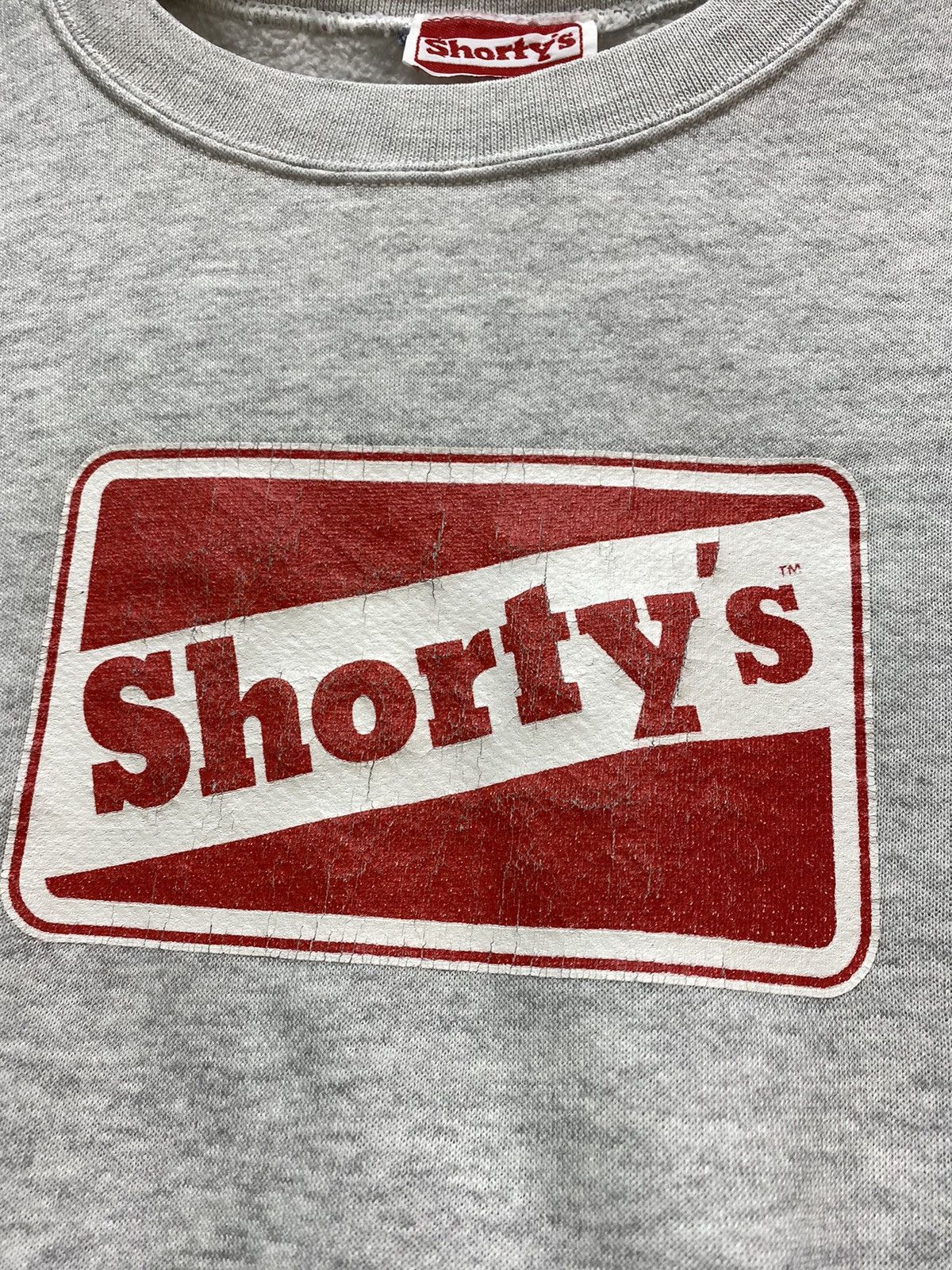 Shorty's Skateboards × Vintage Vintage 90s Shorty’s Skateboarding Box Logo Sweatshirt Size US M / EU 48-50 / 2 - 8 Thumbnail