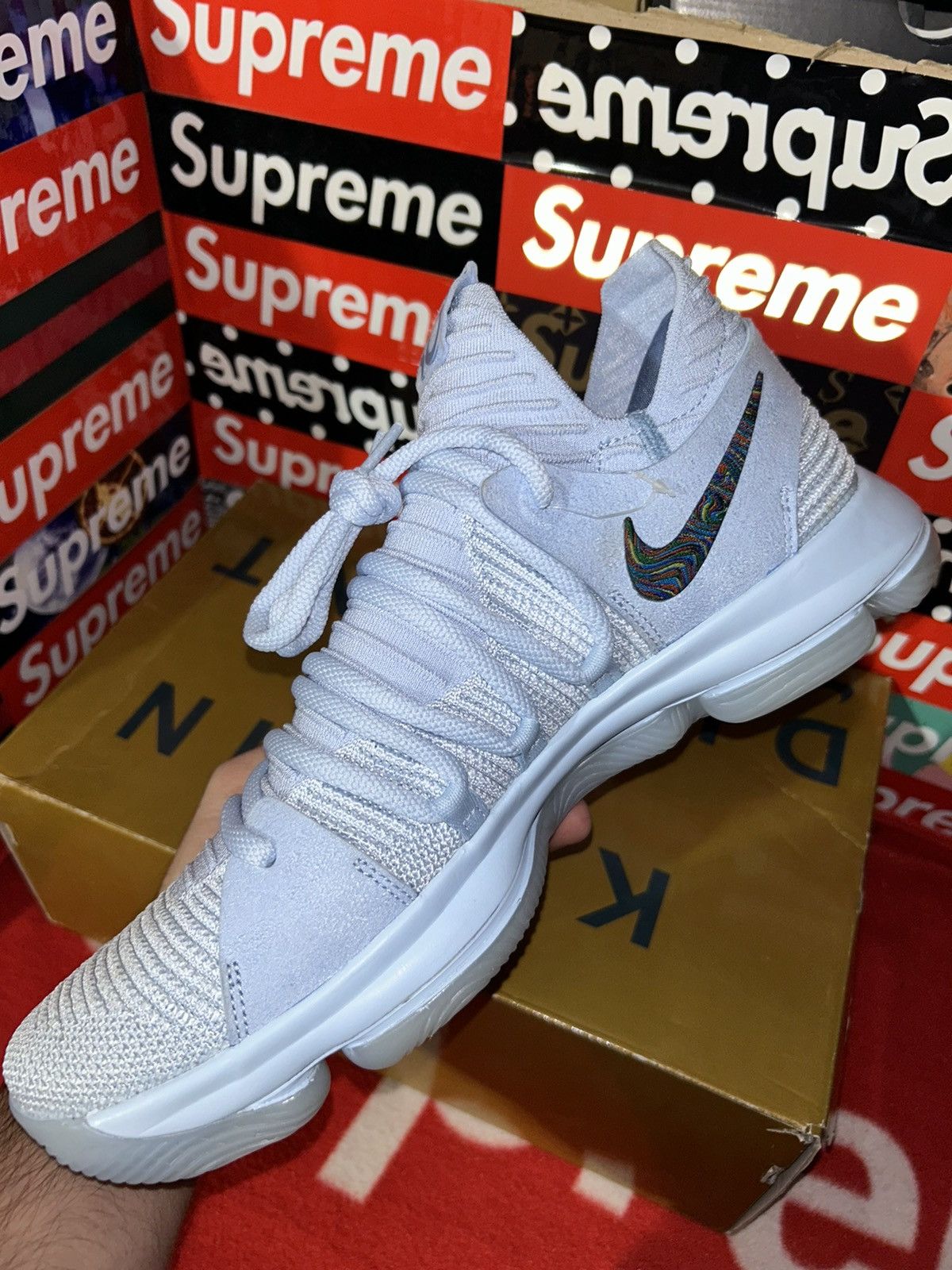 Nike Nike KD 10 Limited 'Anniversary' - 897817 900 size 12 NEW Size US 12 / EU 45 - 10 Thumbnail