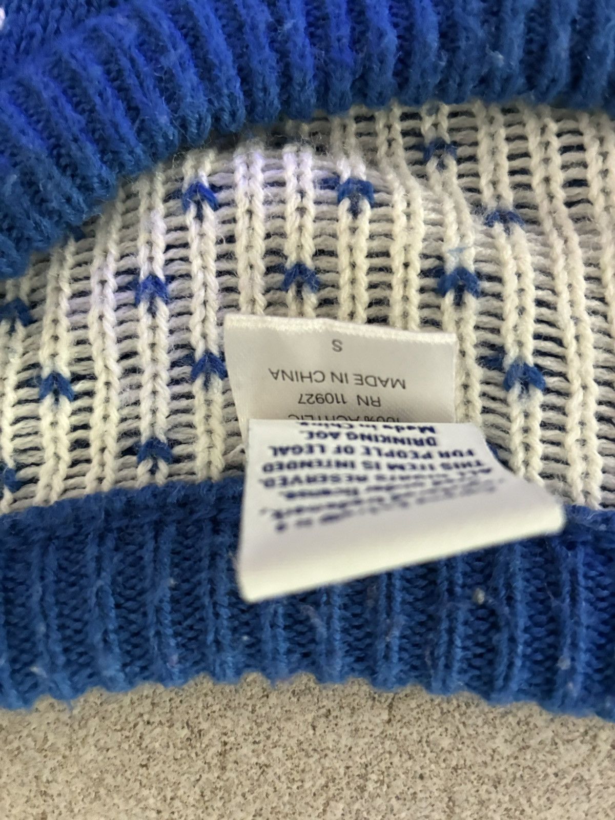 Other Corona Extra Knit Sweater Blue White Beer Graphic S Size US S / EU 44-46 / 1 - 4 Thumbnail