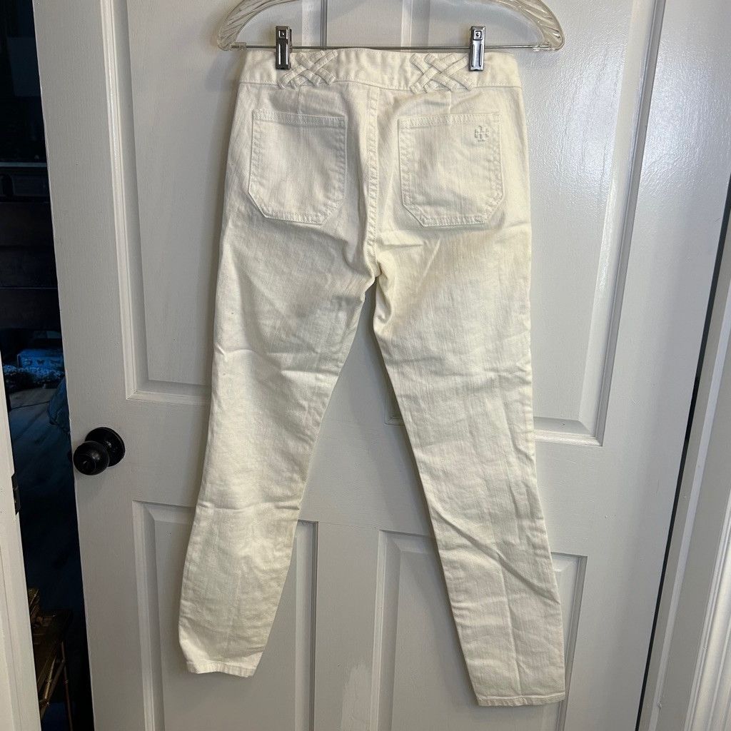 Tory Burch Women's Tory Burch White Jeans Size 26 Size 26" / US 2 / IT 38 - 2 Thumbnail
