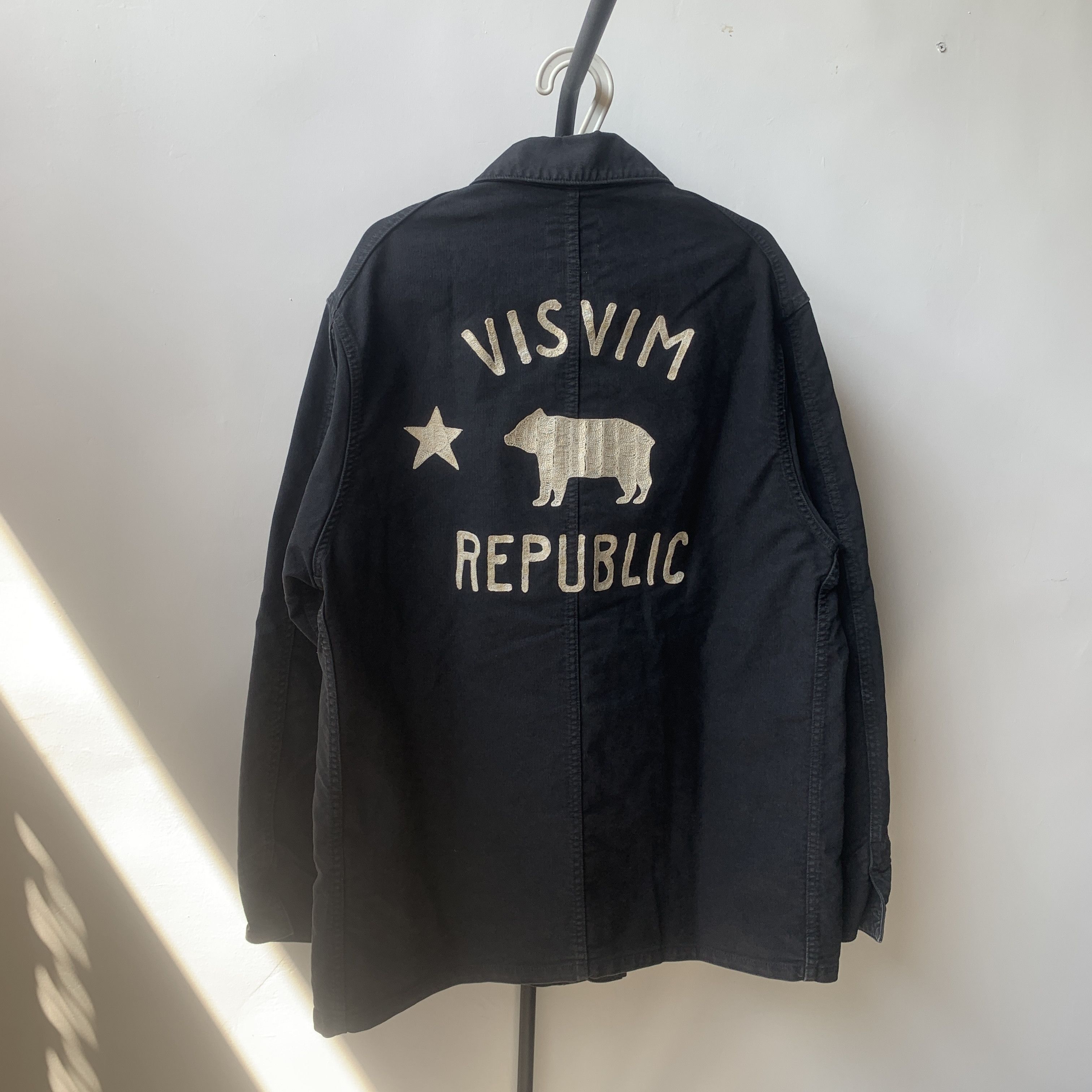 Visvim 101XX JKT Crash (Dry Pique) in Black - 4 / Black | Grailed