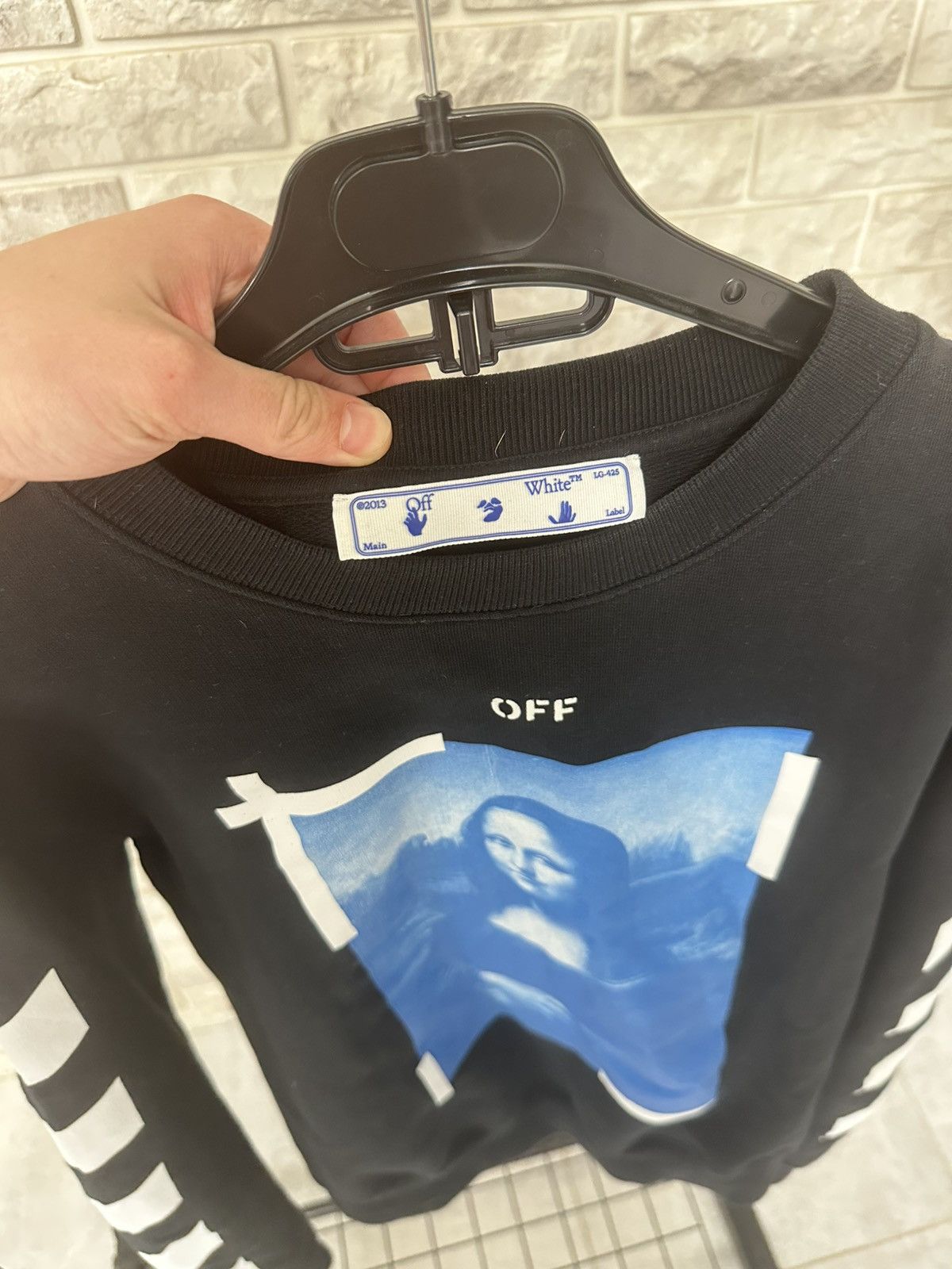 Off-White Off White Mono Lisa Sweatshirt Size US M / EU 48-50 / 2 - 4 Thumbnail
