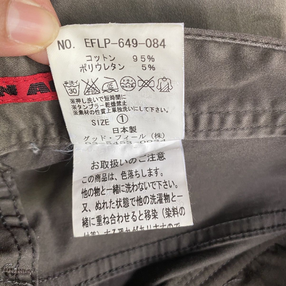Japanese Brand EDGE ON ALL Soft Drape Slacks Size 29" - 12 Thumbnail