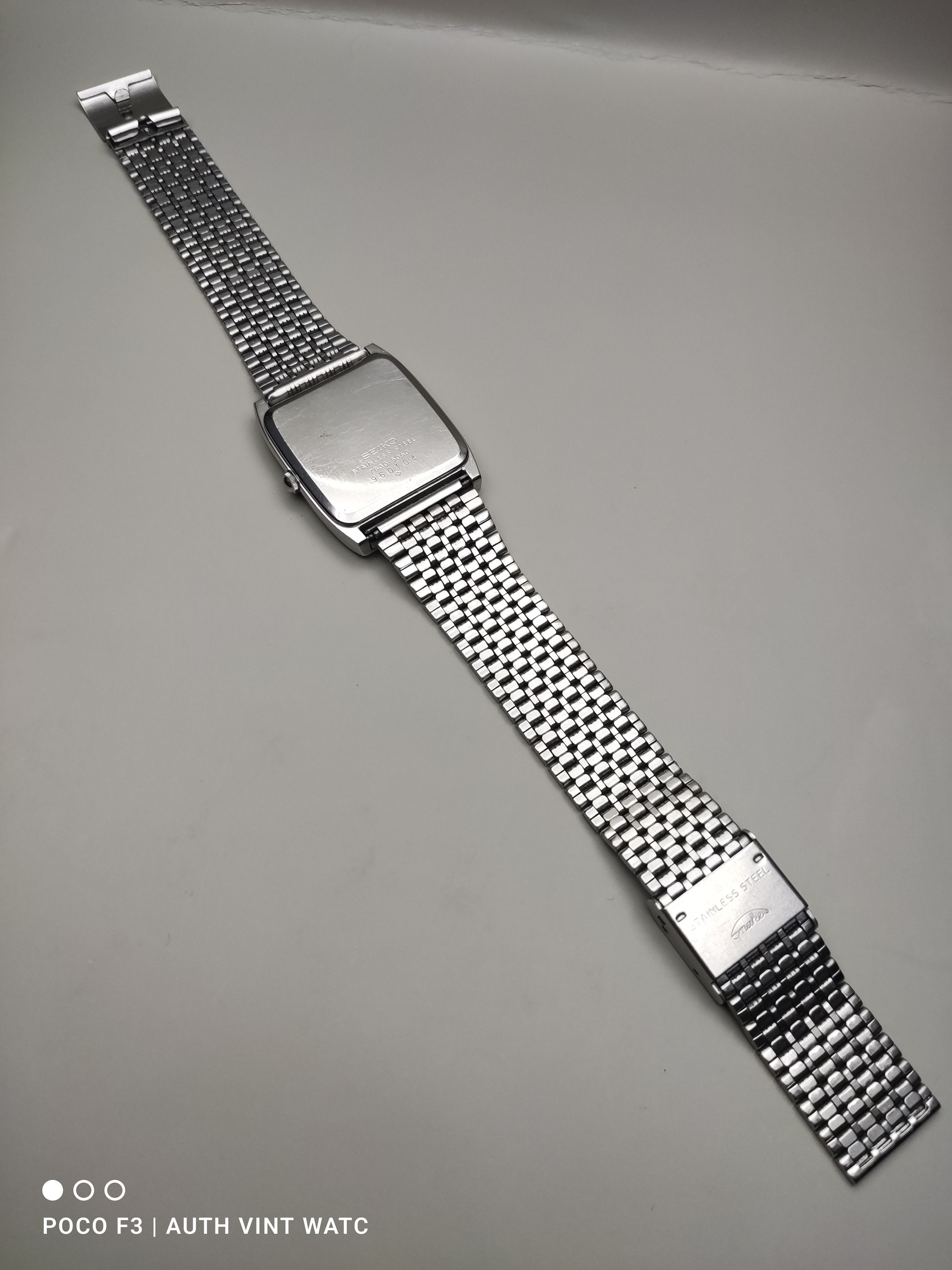 Seiko Authentic Vintage Seiko Quartz Tank 7830 Men Watch Size ONE SIZE - 5 Thumbnail