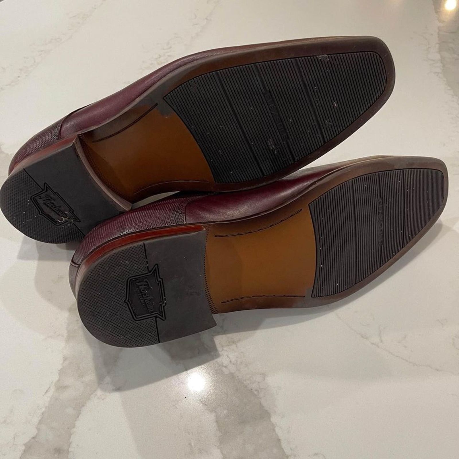 Florsheim Florsheim Dress Shoes Oxford Brown Leather Plain Toe Men 12D Size US 12 / EU 45 - 7 Thumbnail