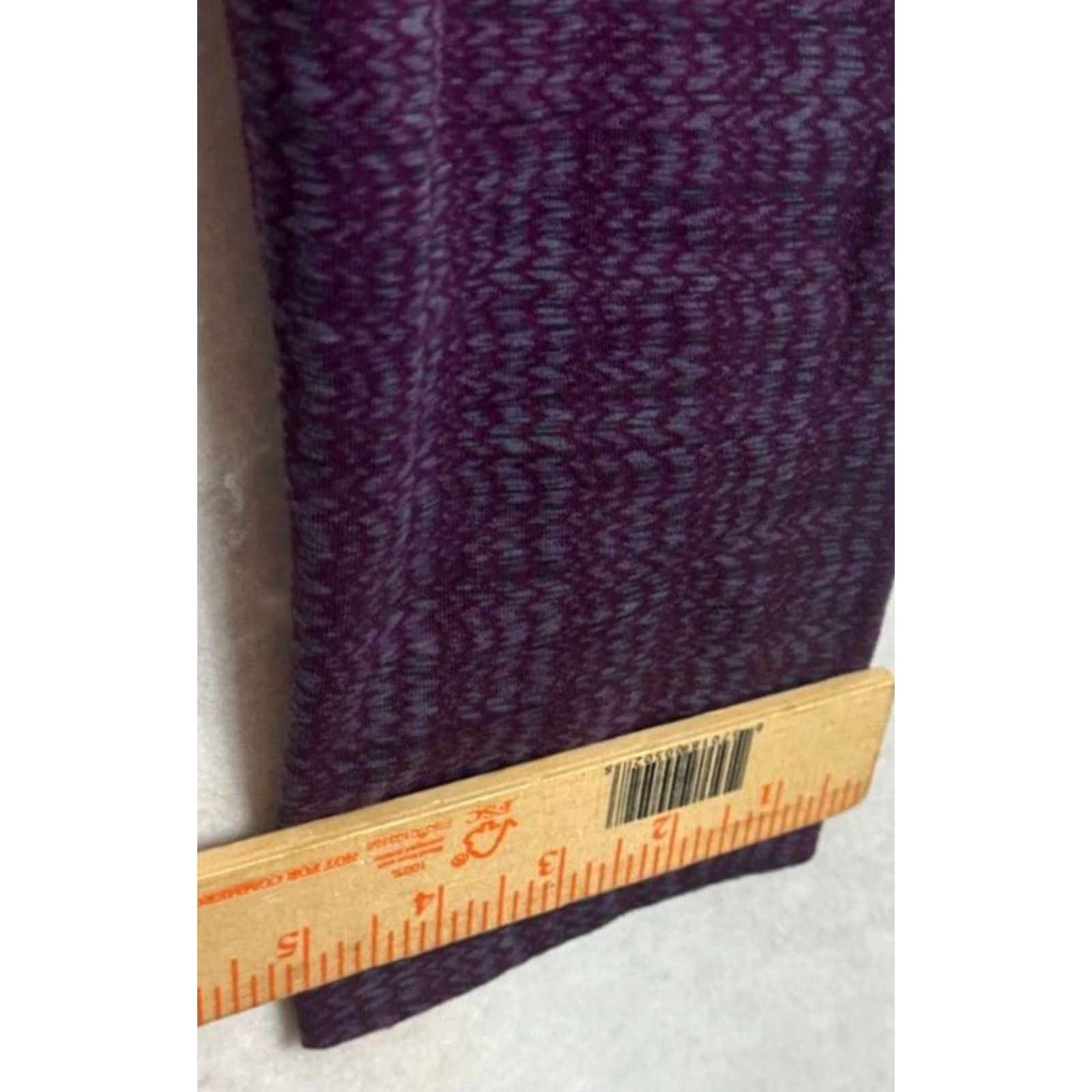 Lululemon Lululemon Crop Legging Size 6 Purple Run Gym Yoga Wide Waistband Logo Women Size 28" / US 6 / IT 42 - 7 Thumbnail