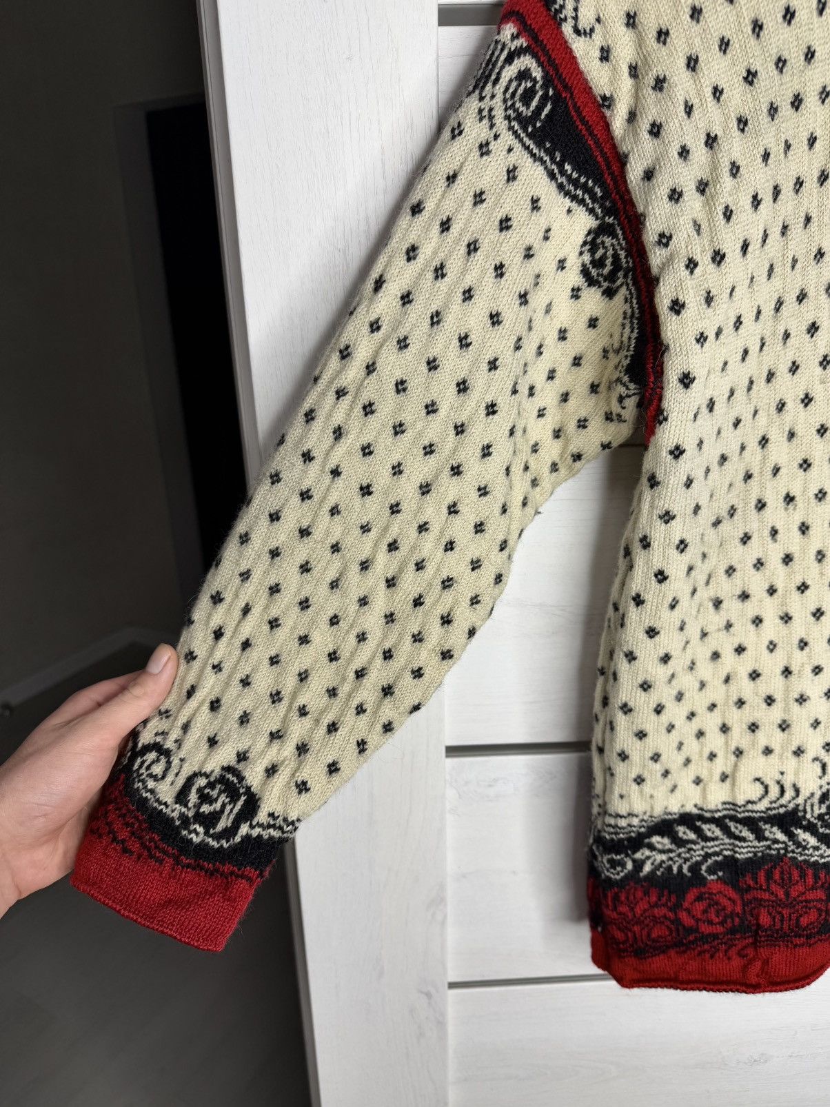Dale Of Norway Vintage Dale of Norway Wool Cardigan Sweater Rose Nordic Y2K Size M / US 6-8 / IT 42-44 - 6 Thumbnail
