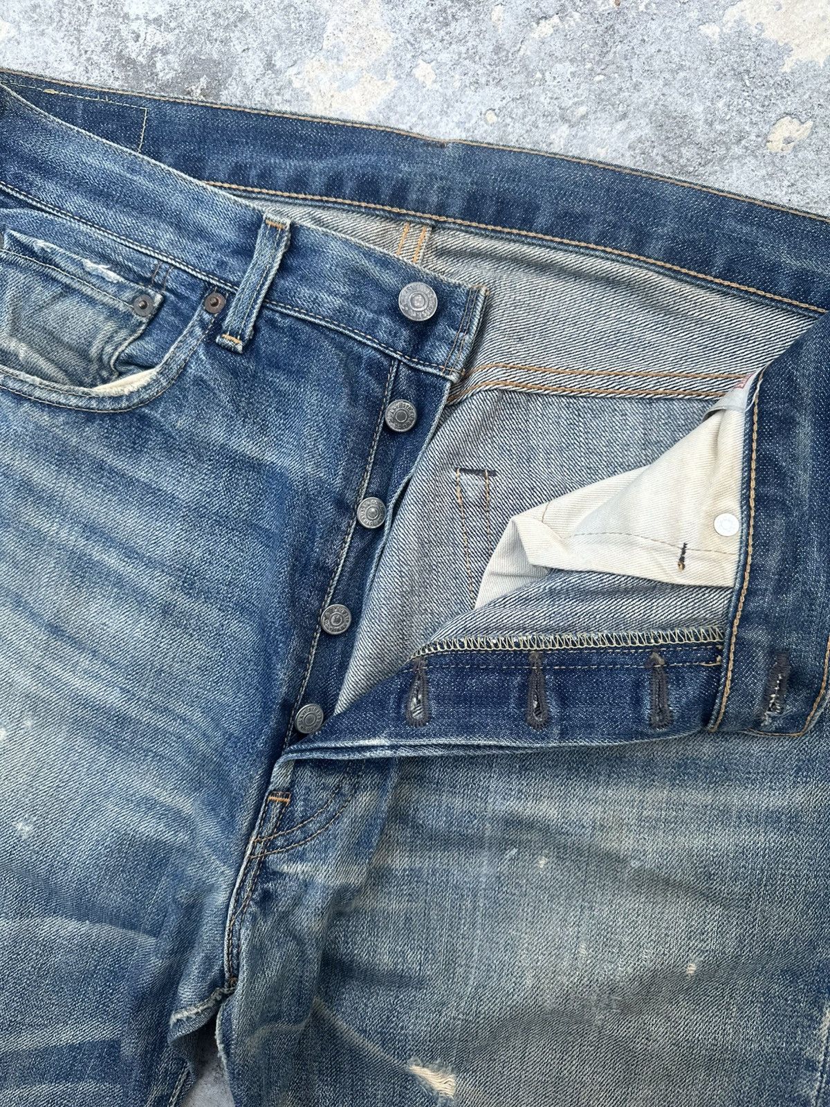 Levi's Vintage Levi's 501 Big E 1971 Distressed Jeans Size US 34 / EU 50 - 19 Thumbnail