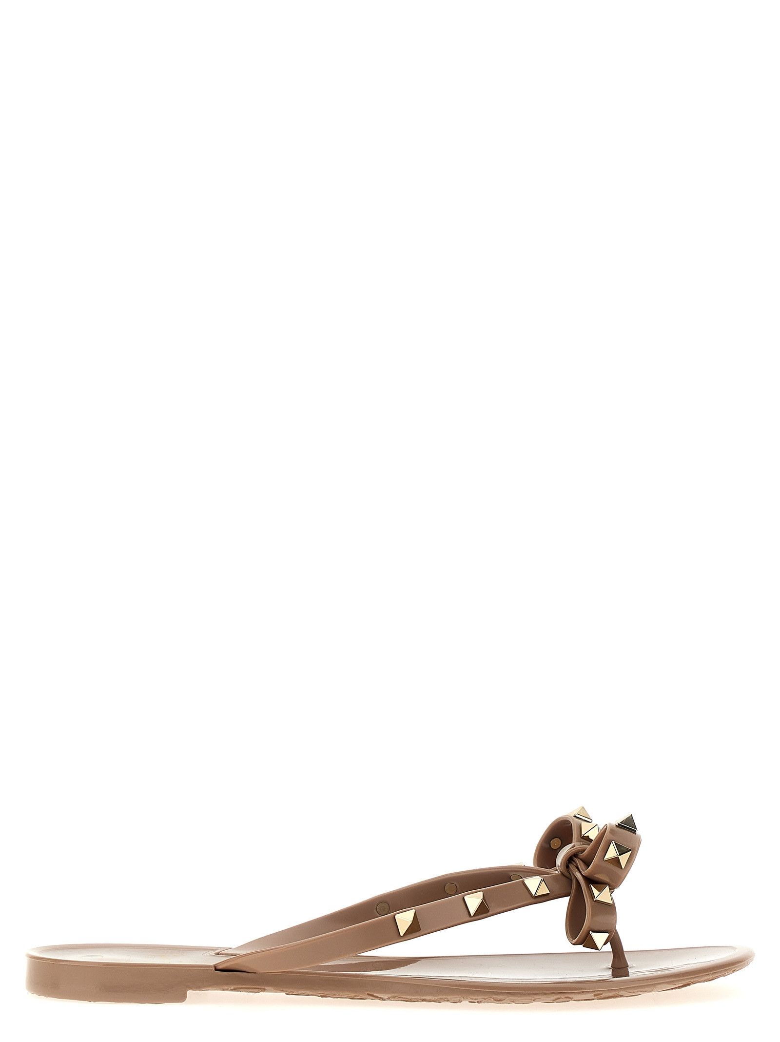 Valentino Garavani 'rockstud' Thong Sandals in Pink, Women's (Size 7)