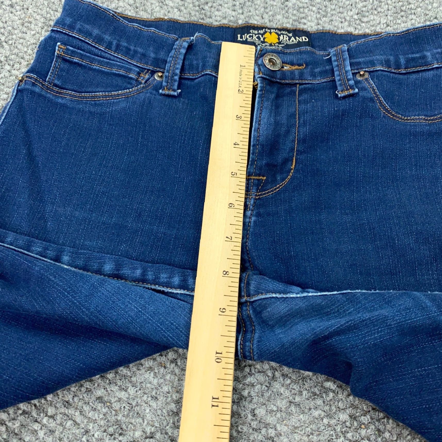 Lucky Brand VINTAGE Lucky Brand Brooke Legging Jean Womens Size 8 Blue Mid Rise Stretch Jegging Denim Cotton Polyester Spandex Size 30" / US 8 / IT 44 - 6 Thumbnail