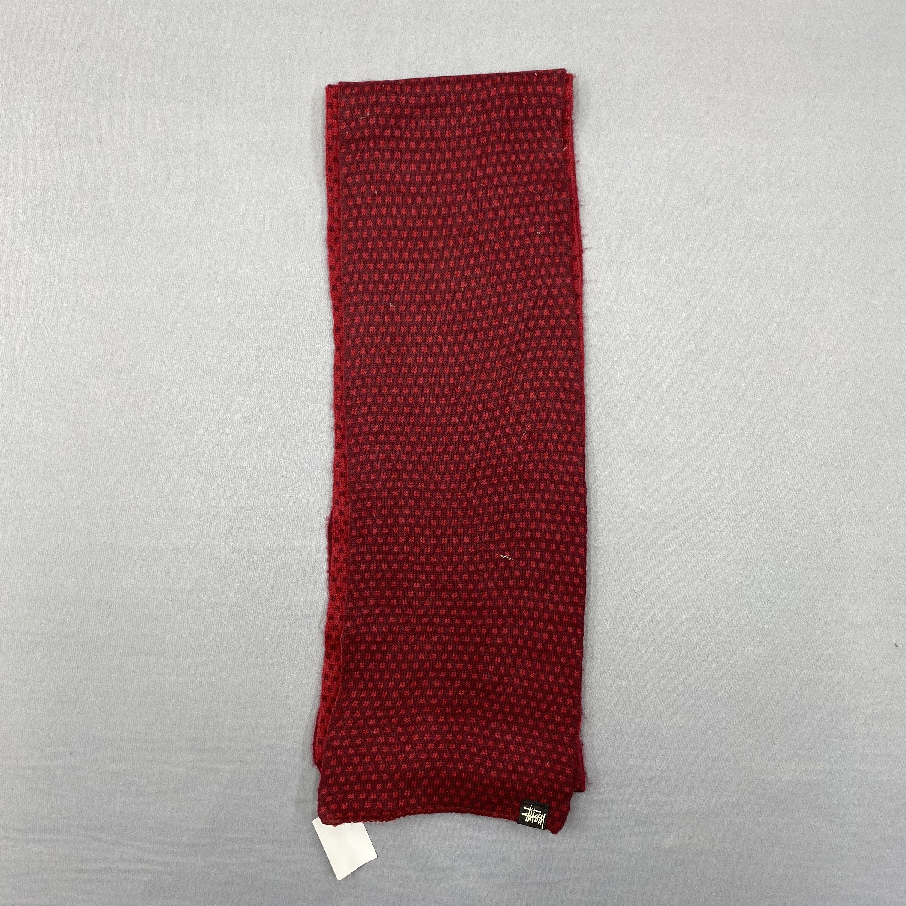 Stussy Vintage Stussy Scarf Polka Dot Muffler Wool Scarves Size ONE SIZE - 2 Thumbnail