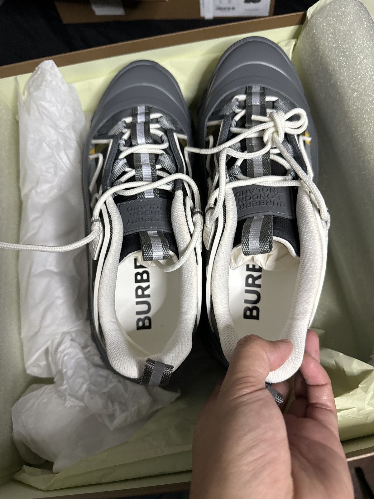 Burberry Arthur Chunky Low-Top Sneakers size 41/ 8 us Size US 8 / EU 41 - 7 Thumbnail