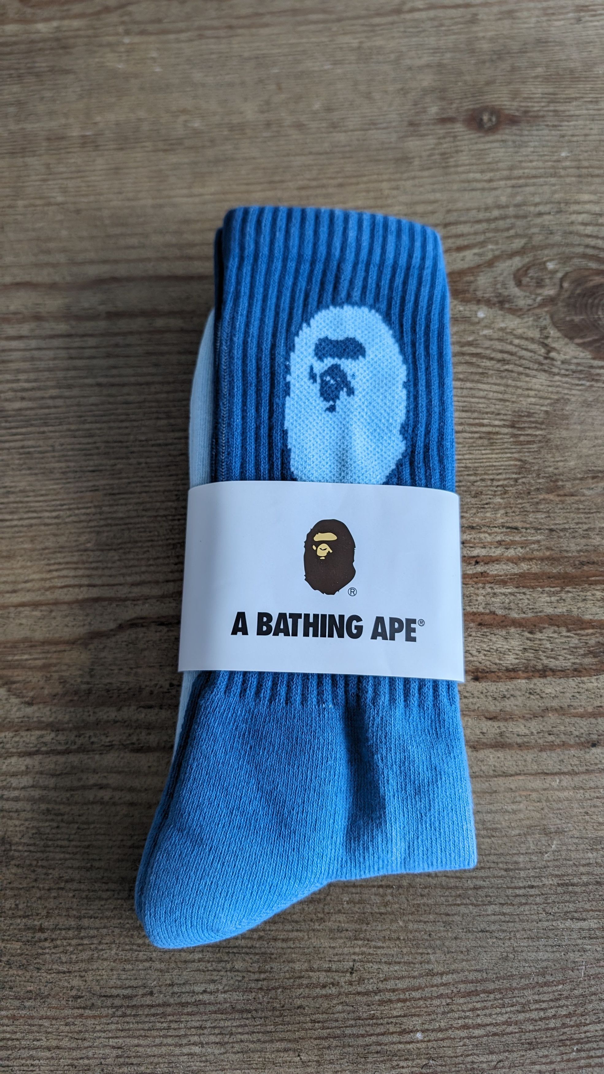 Bape BAPE - Gradation Socks Men Blue Size ONE SIZE - 4 Thumbnail