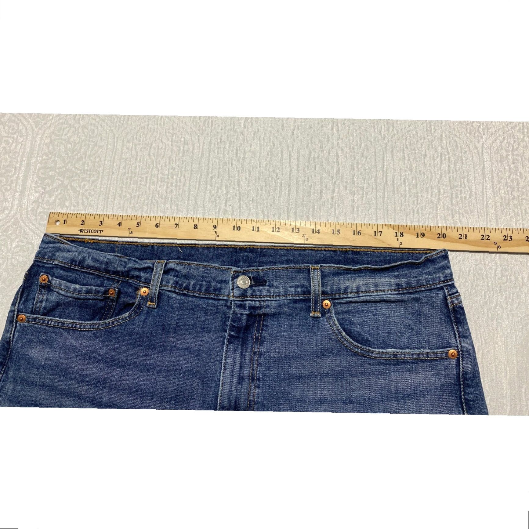 Levi's Levi's 505 Jeans Straight Men W40/L32 Medium Wash Denim Size US 40 / EU 56 - 5 Thumbnail