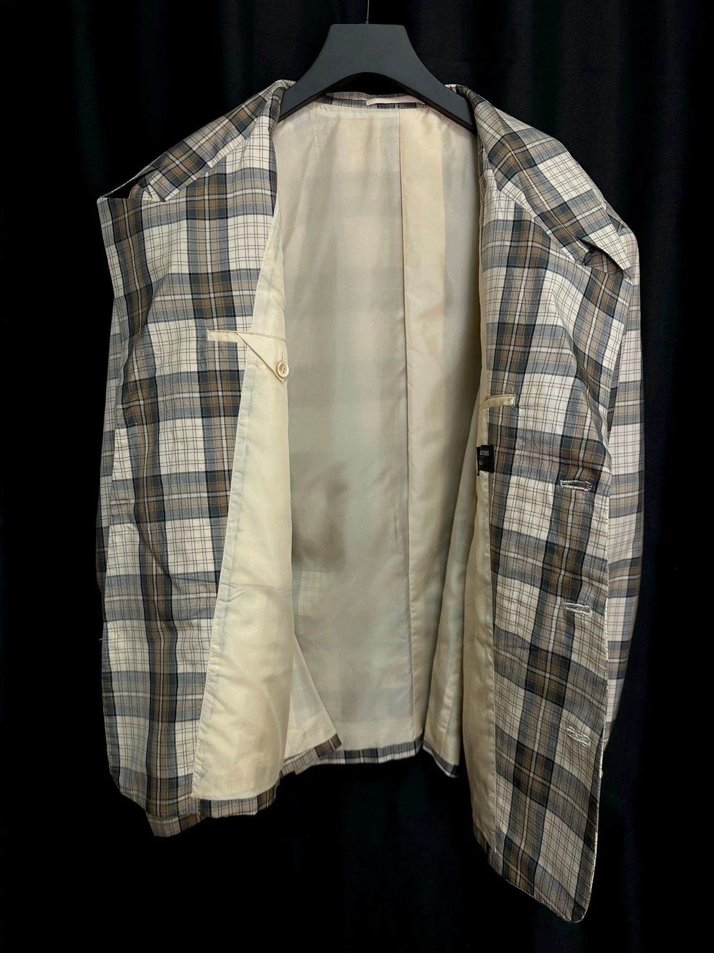 Comme des Garcons COMME DES GARÇONS 87SS Silk Deformed Collar Ivory Jacket Size US M / EU 48-50 / 2 - 3 Thumbnail