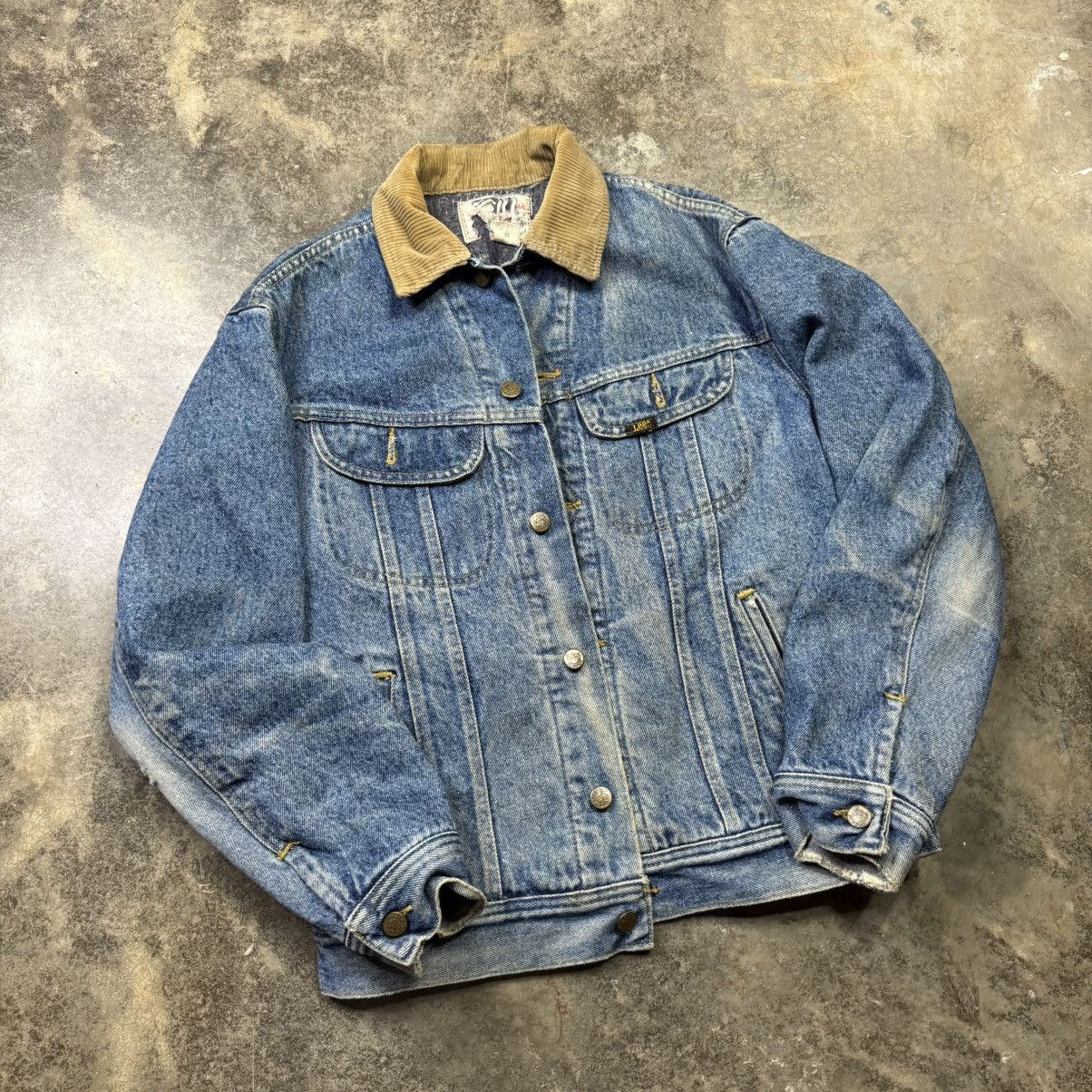 Vintage vintage 70s lee stormrider denim blanket lined jean jacket Size US M / EU 48-50 / 2 - 4 Thumbnail