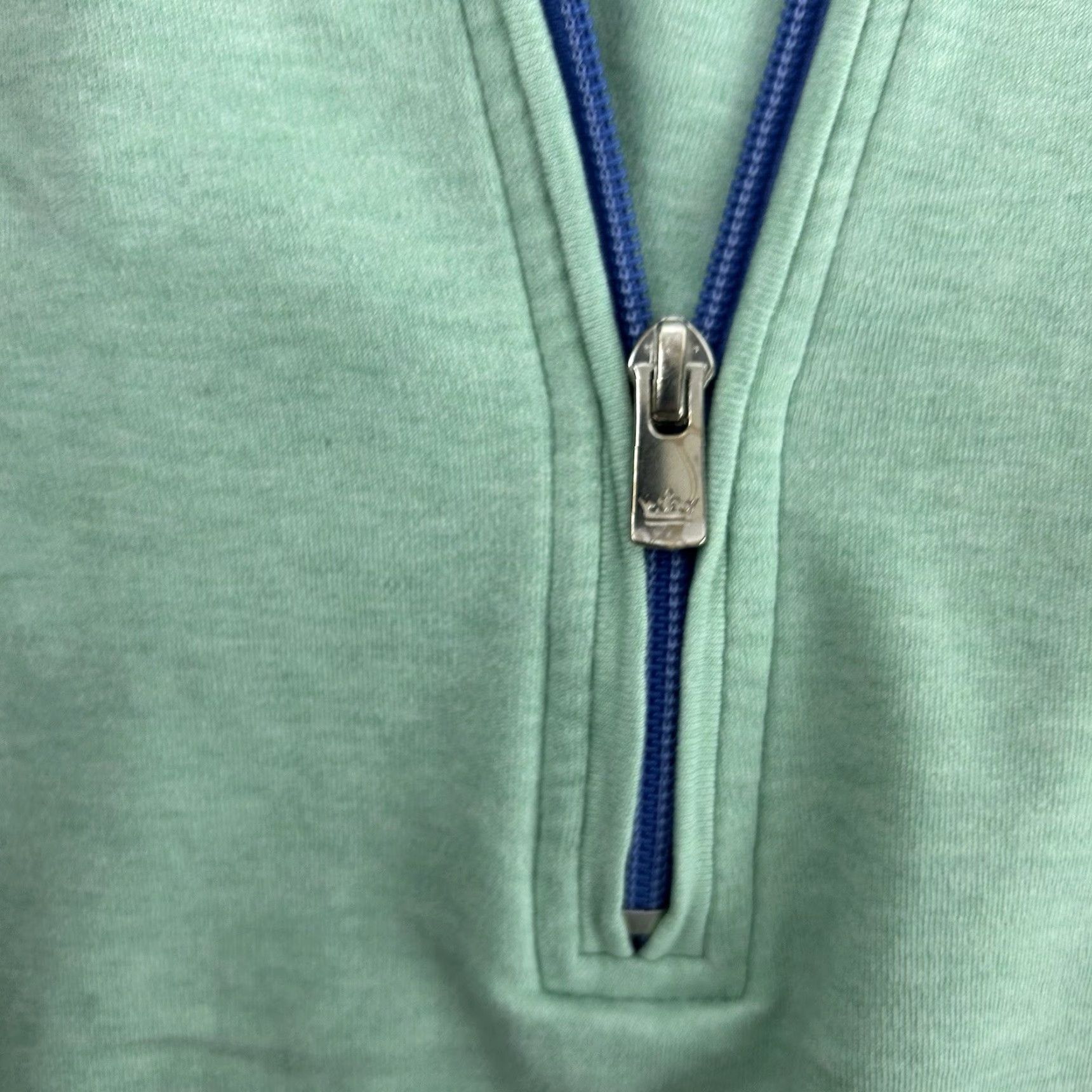 Peter Millar Peter Millar Sweater Men’s XL Green 1/4 Zip Melange Interlock Pullover MS17K40 Size US XL / EU 56 / 4 - 4 Thumbnail