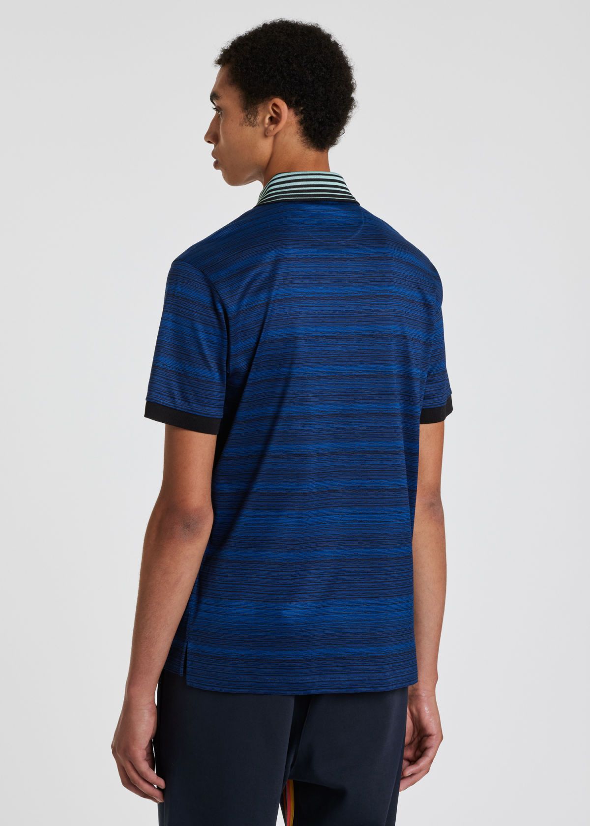 Paul Smith Paul Smith Polo Shirt With 'Cinema Geo' Collar, Size M Size US M / EU 48-50 / 2 - 2 Thumbnail