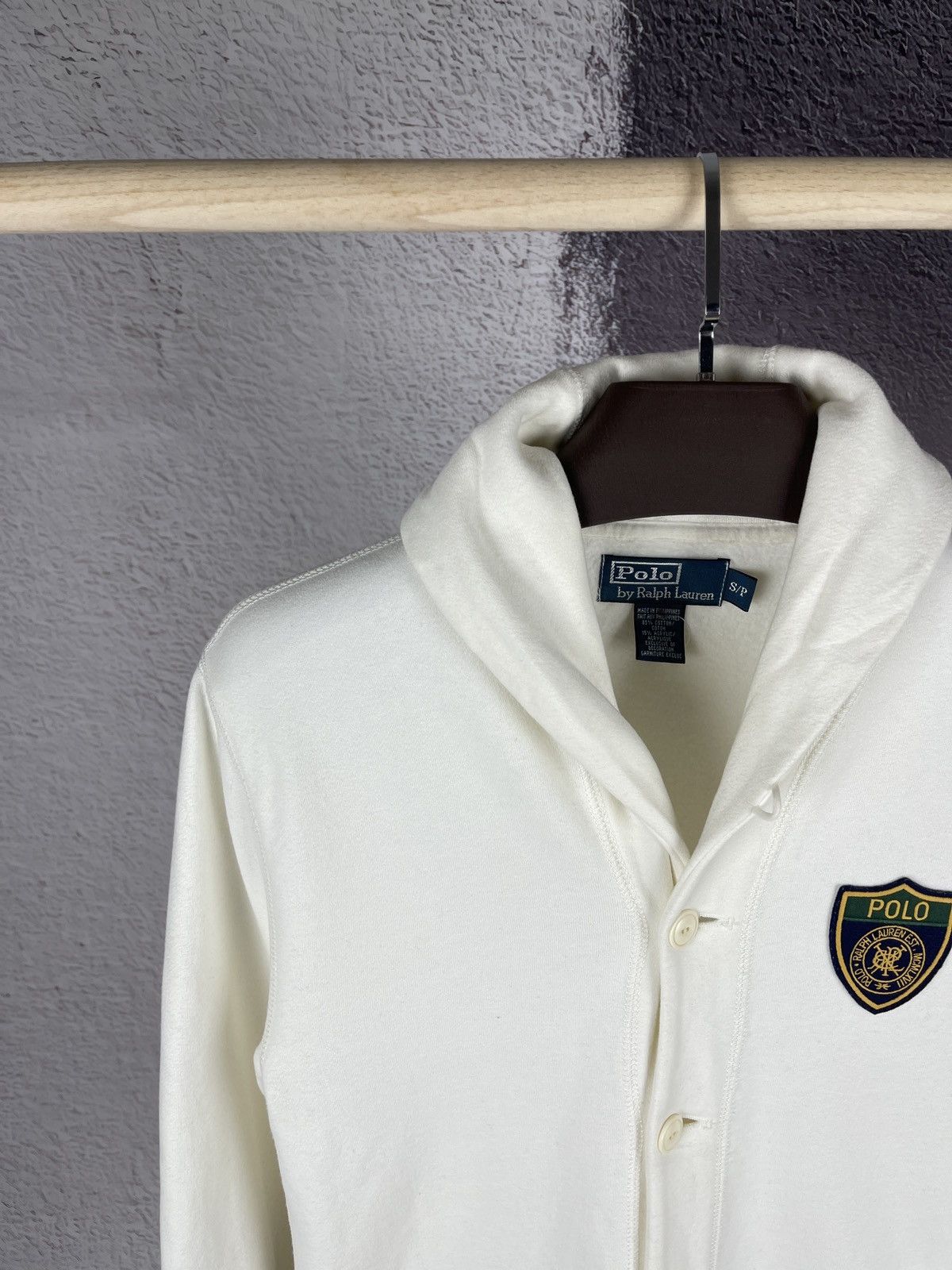 Polo Ralph Lauren Polo Ralph Lauren white cardigan sweater pockets button up Size US S / EU 44-46 / 1 - 11 Thumbnail