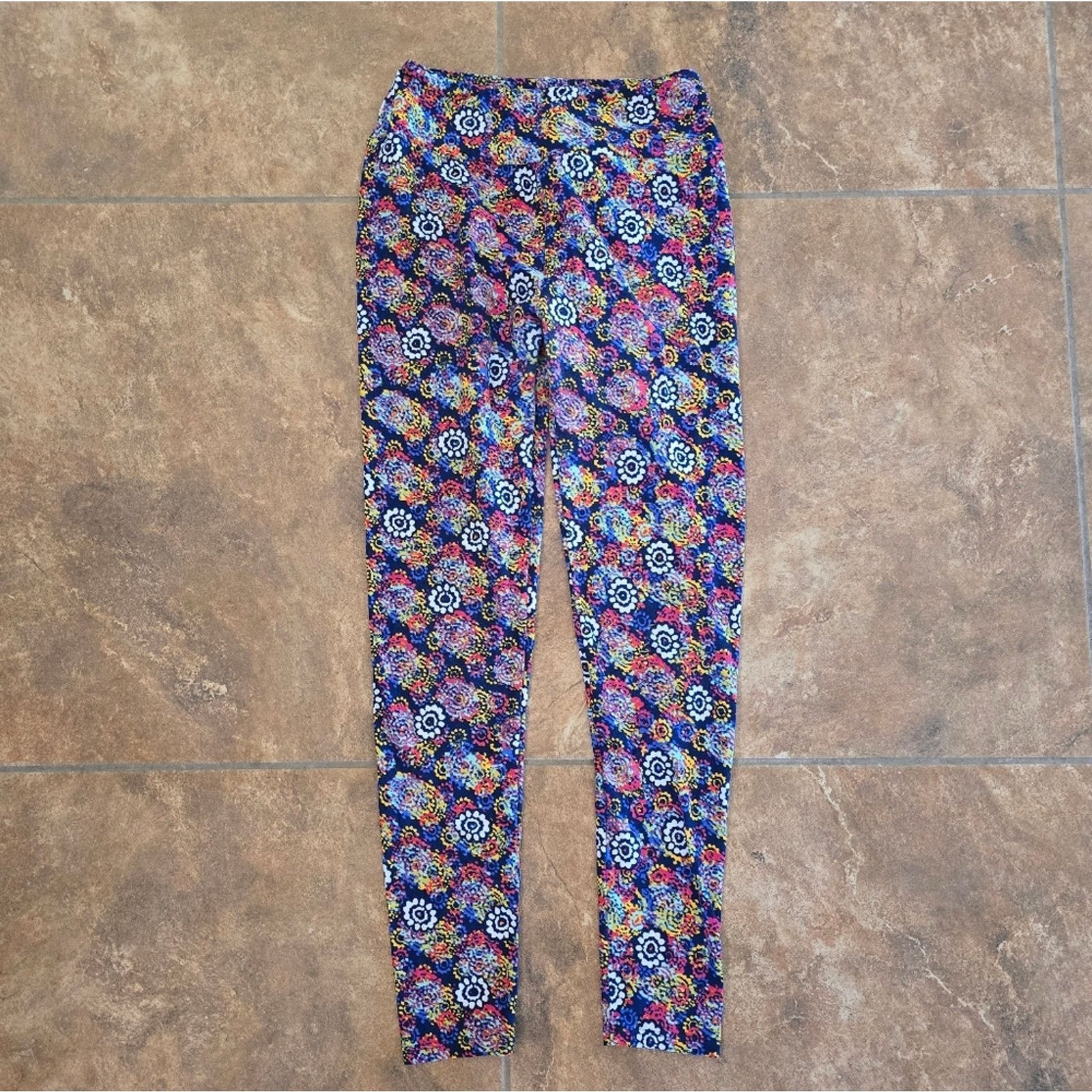 Other Multicolored Sunflower | LULAROE | High Waisted Legging Size 30" / US 8 / IT 44 - 1 Thumbnail