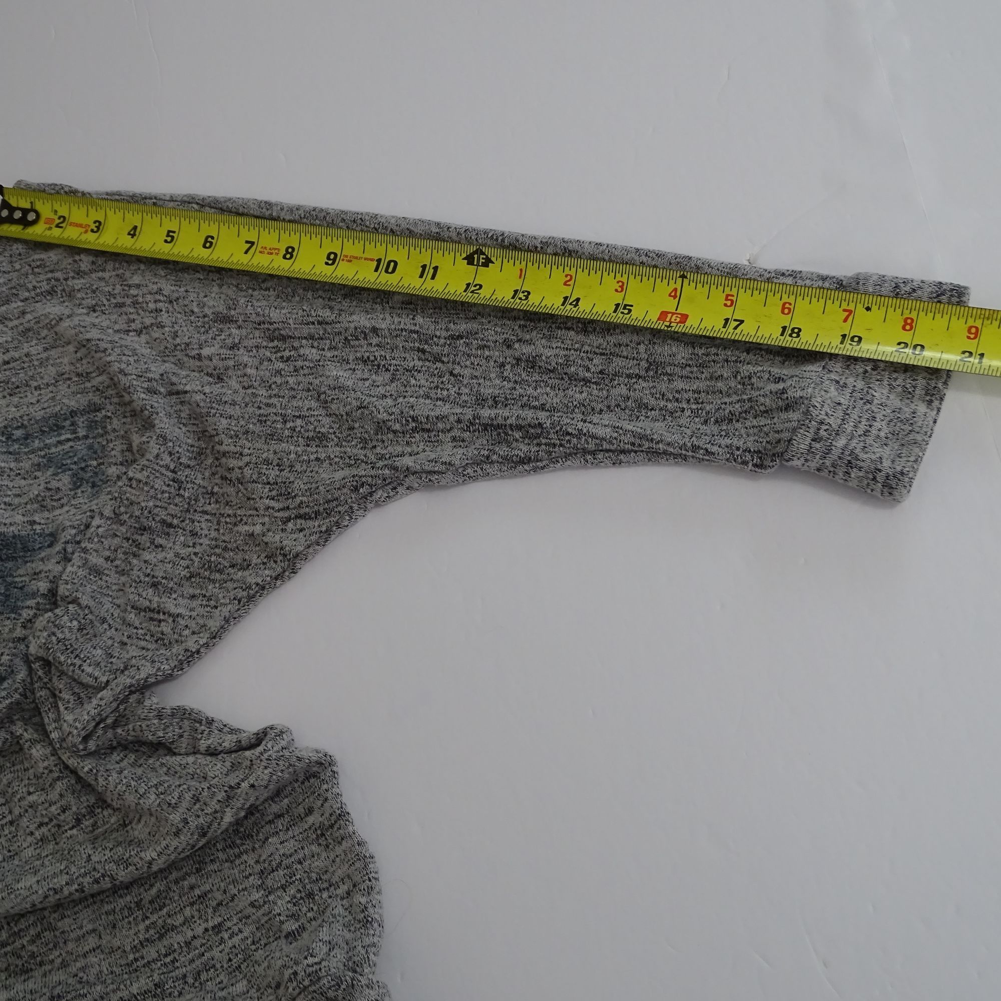 Other Hippie Rose Heather Gray Aztec Print Knit Top Women Size M Size M / US 6-8 / IT 42-44 - 9 Thumbnail