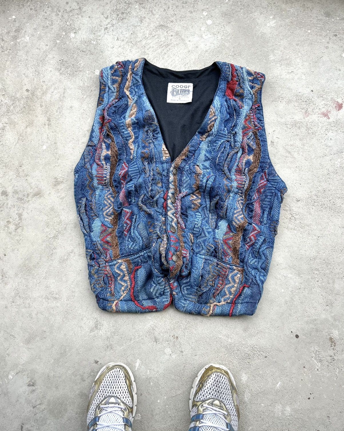 Coogi 💥RARE💥 CRAZY COOGI BLUES VEST Size US M / EU 48-50 / 2 - 9 Thumbnail