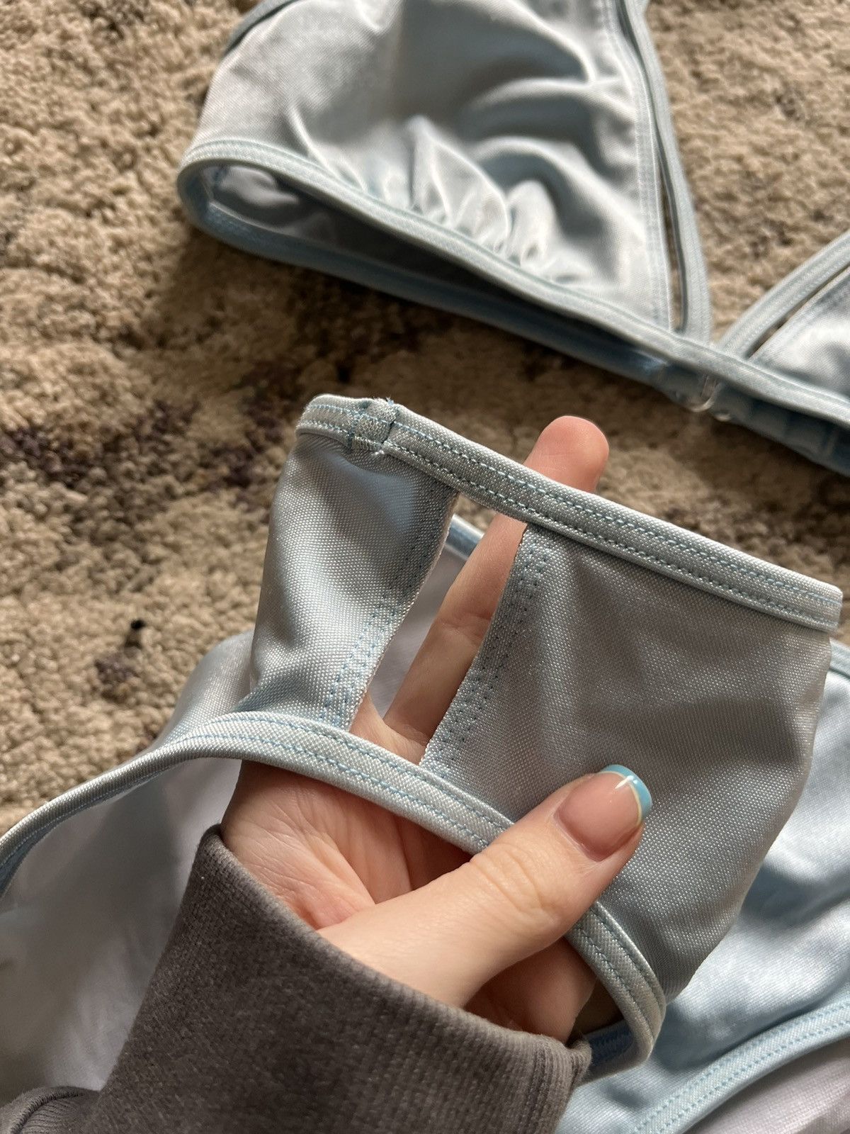 Vintage Vintage Blue Bikini Size M / US 6-8 / IT 42-44 - 2 Thumbnail