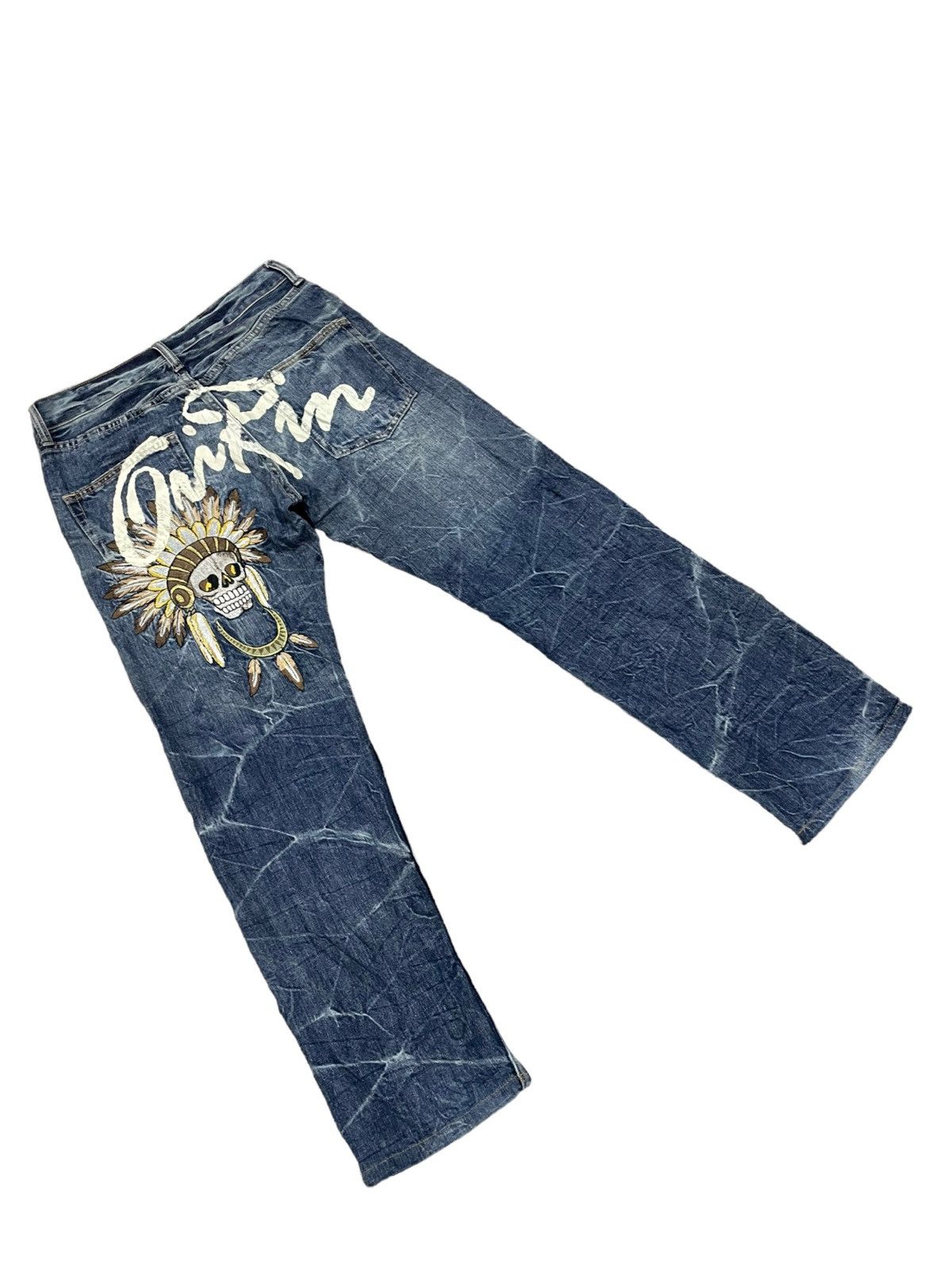 Japanese Brand Japanese Skull Generimo Oni Jeans Size US 30 / EU 46 - 3 Thumbnail