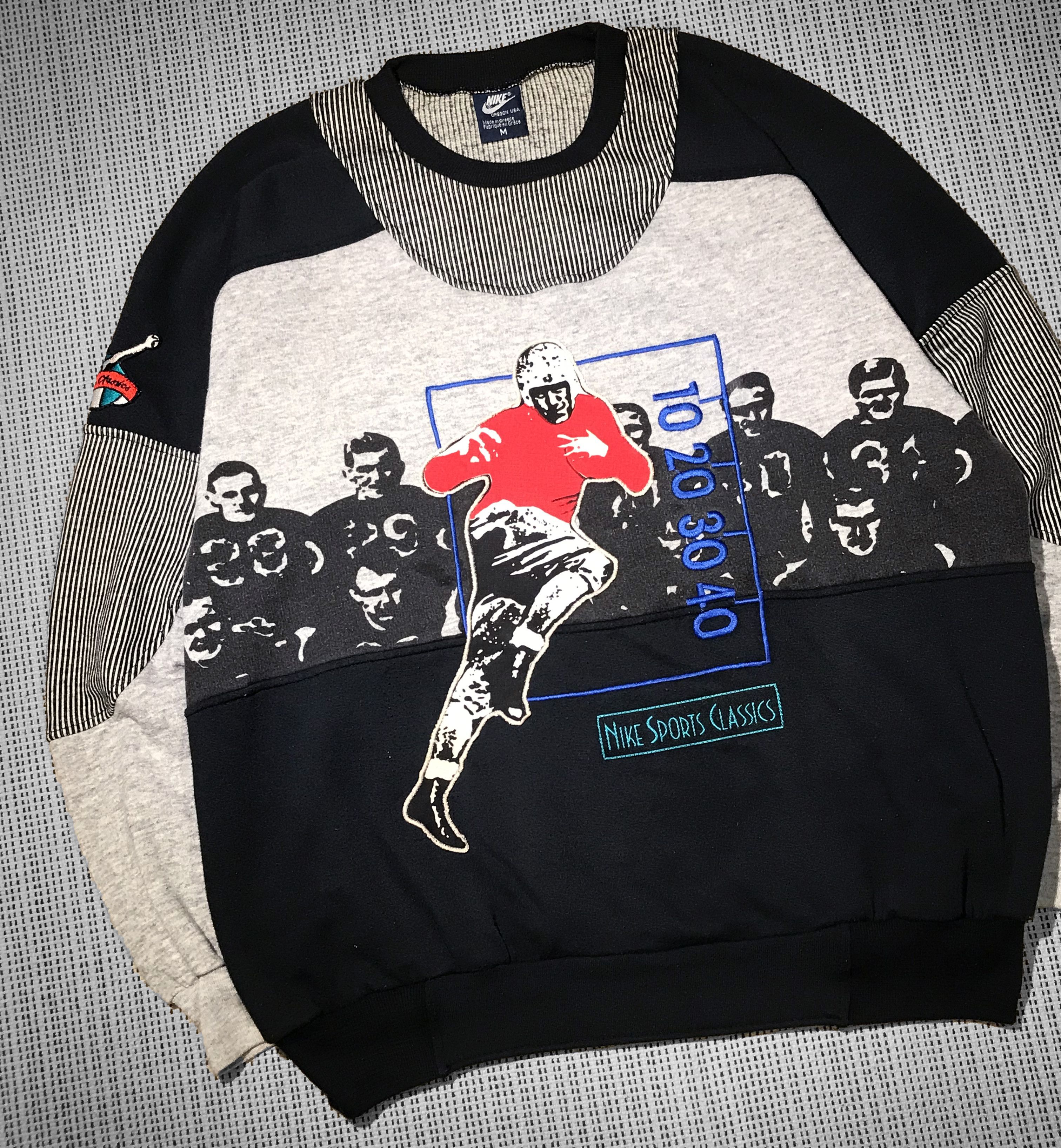 Nike Vintage 80s Nike ‘American Football’ Sweatshirt (M) Size US M / EU 48-50 / 2 - 2 Thumbnail