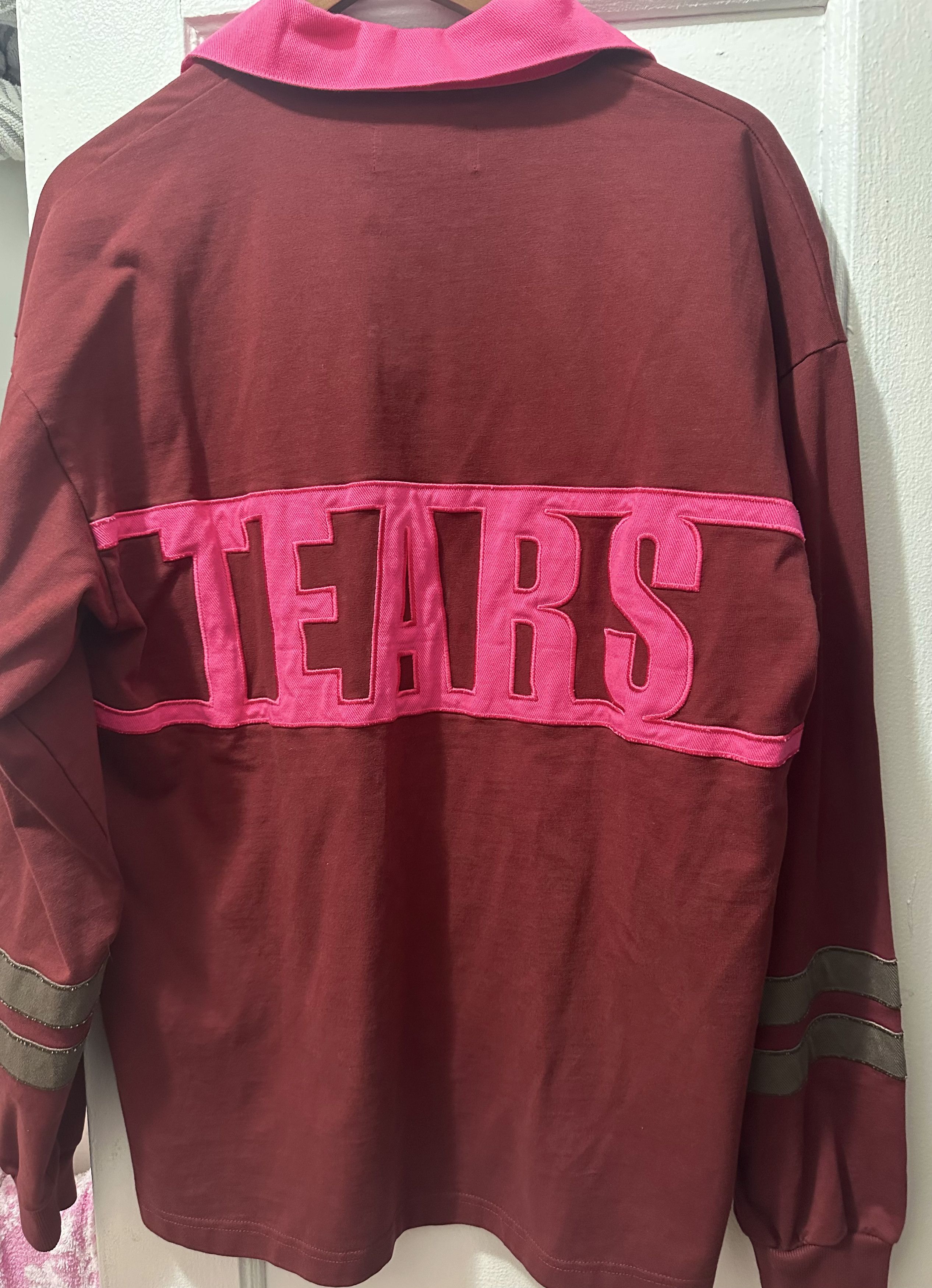 DENIM TEARS Denim Tears Pink/Red Rugby Size L / US 10 / IT 46 - 3 Thumbnail
